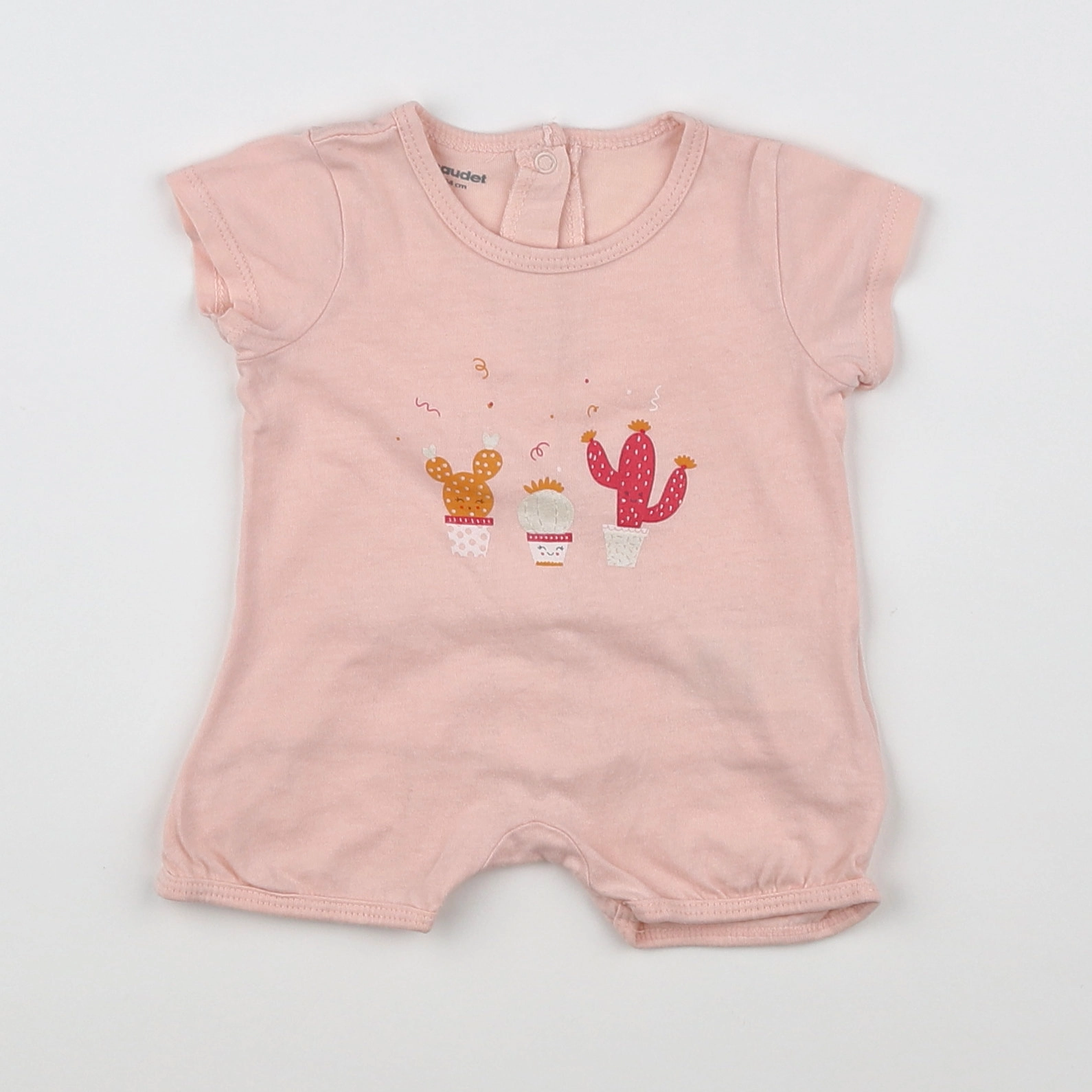 Vertbaudet - pyjama coton rose - 1 mois