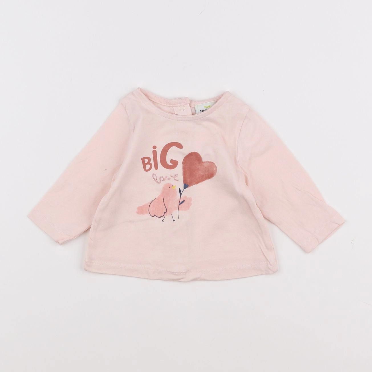 Tape à l'oeil - tee-shirt rose - 3 mois