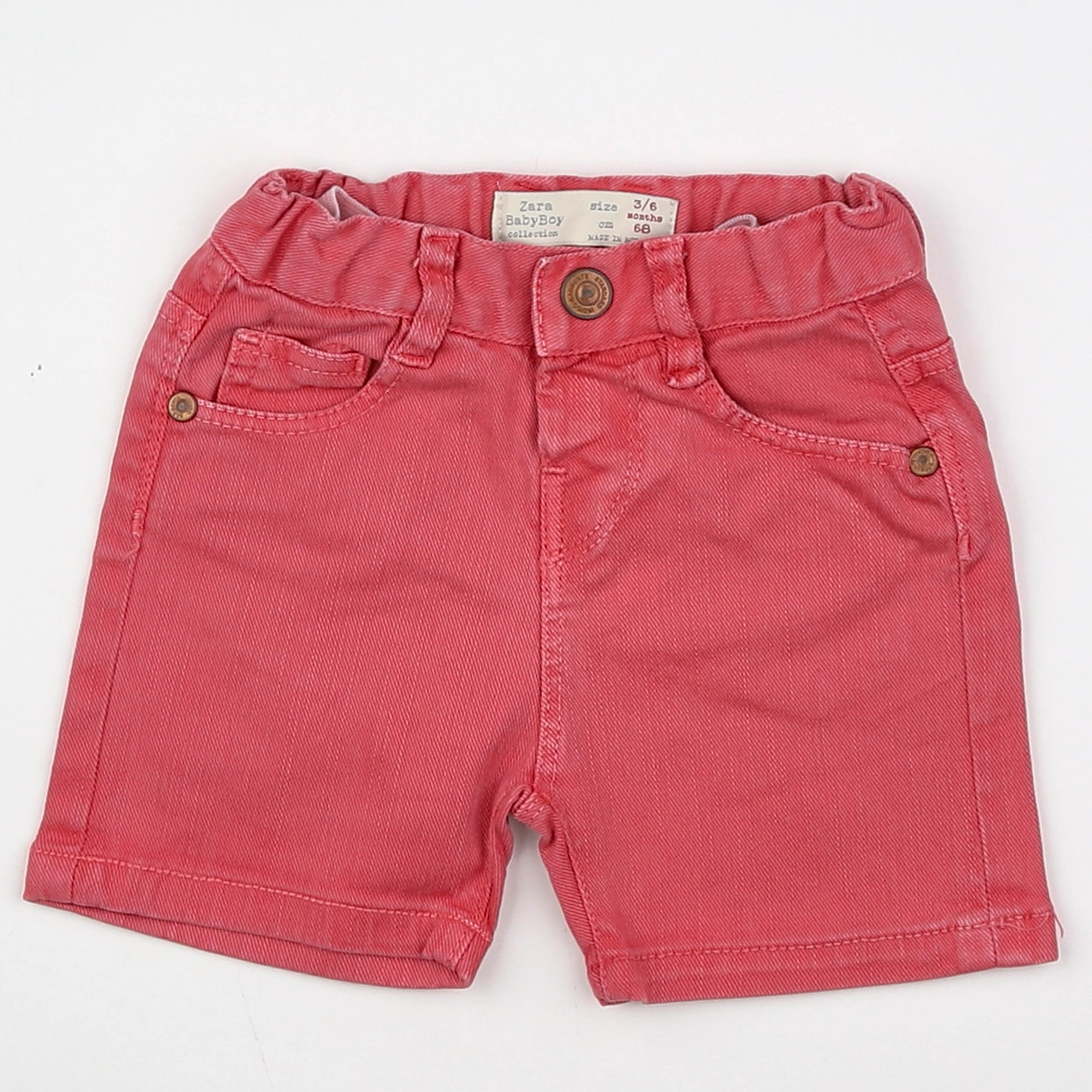 Zara - short rose - 3/6 mois