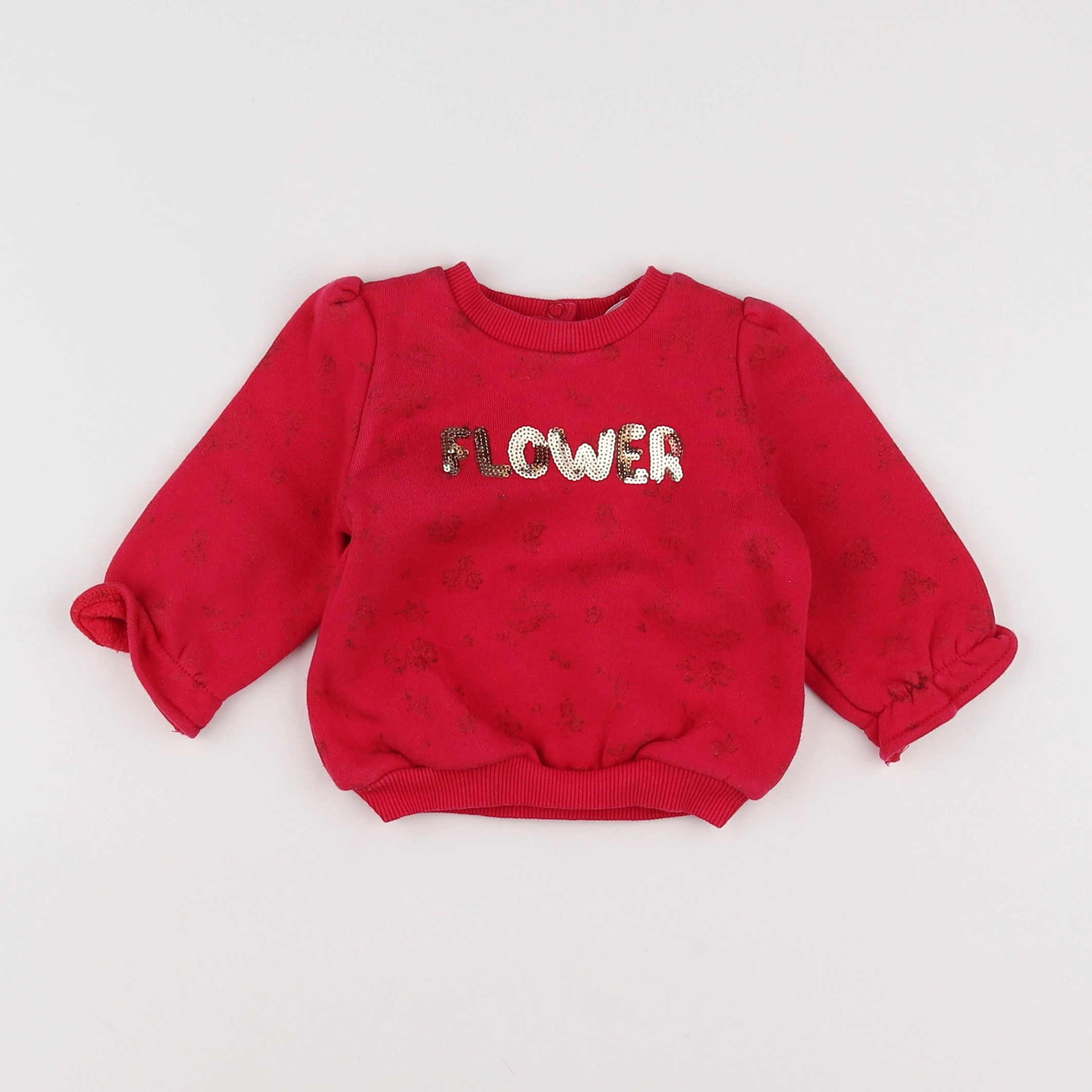 Tape à l'oeil - sweat rose, or - 6 mois