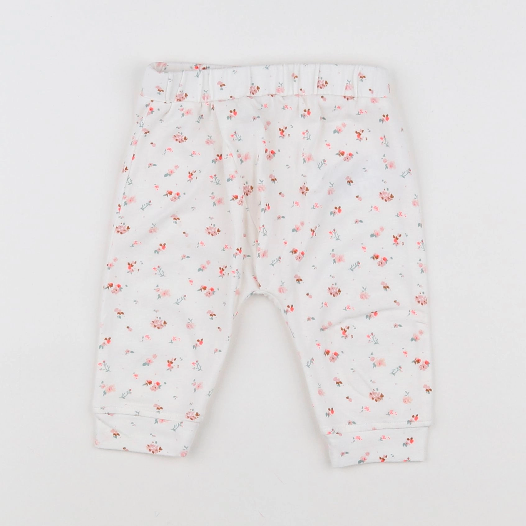 Vertbaudet - pantalon blanc - 9 mois