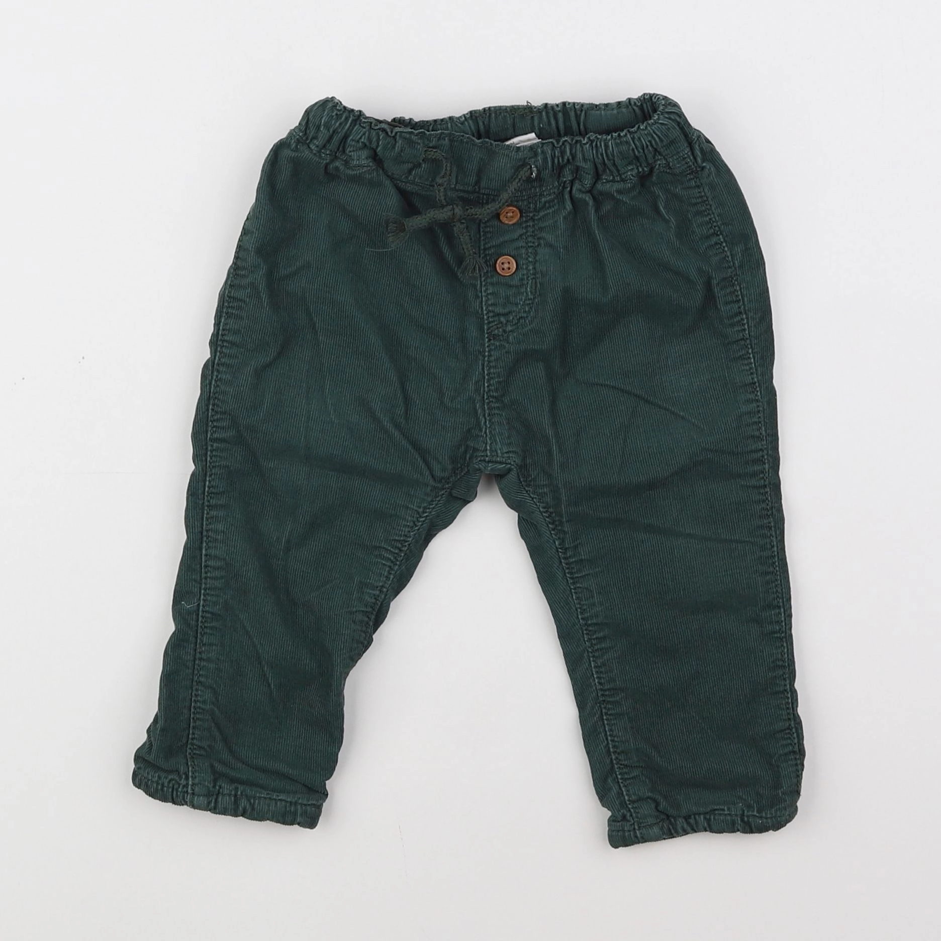 H&M - pantalon vert - 6 mois