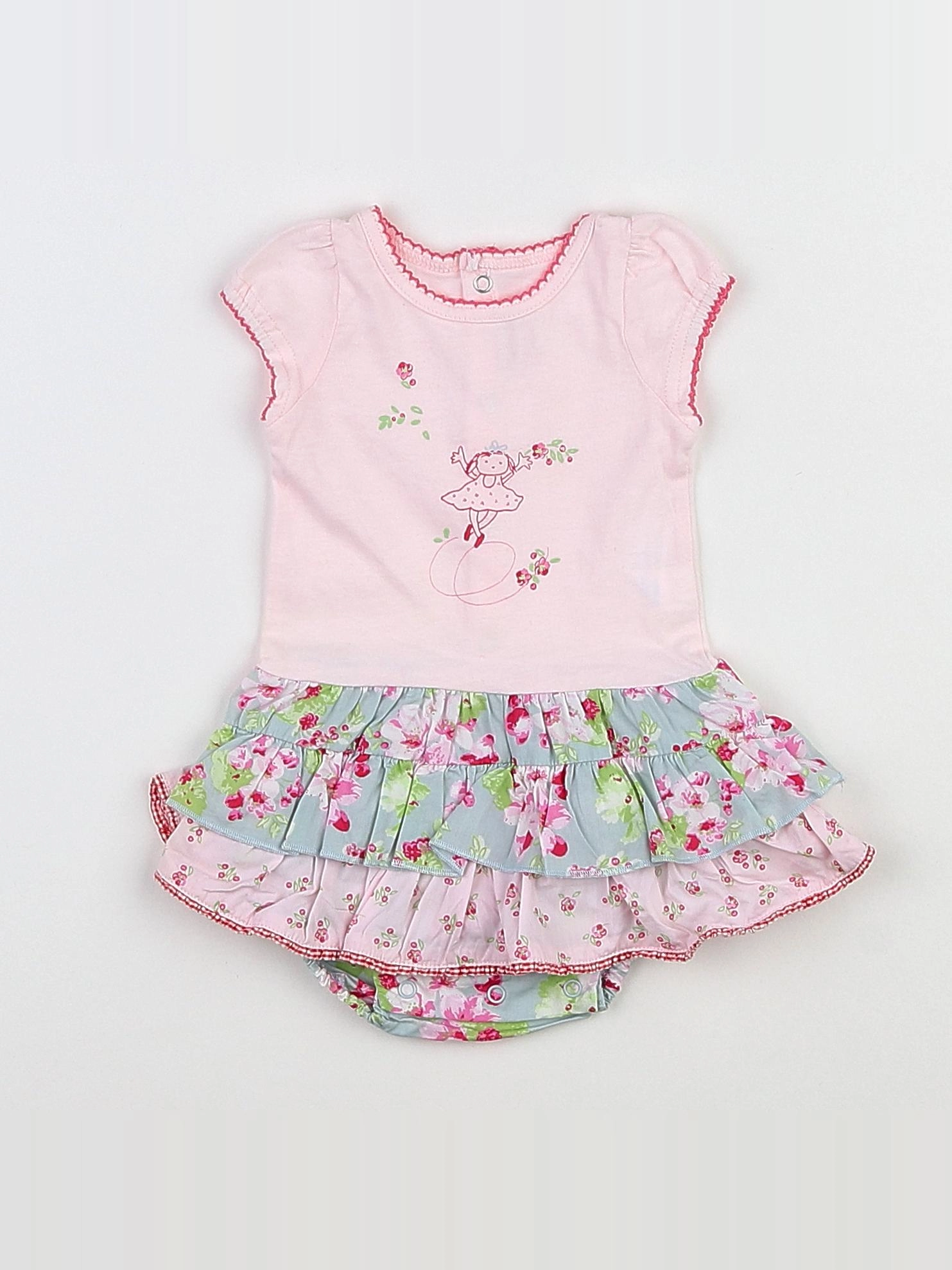 Catimini - body vetement rose - 3 mois