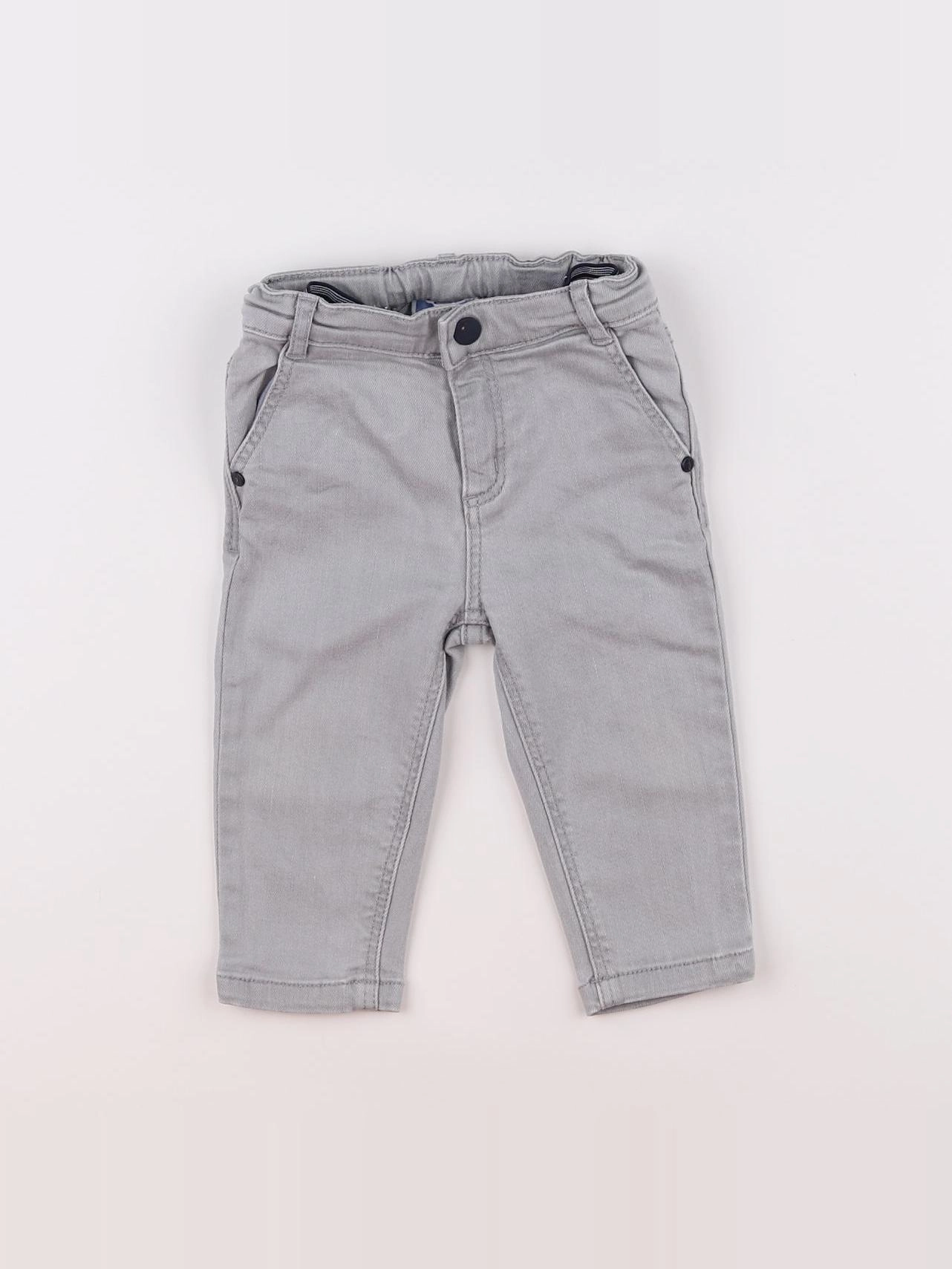Jacadi - pantalon gris - 12 mois