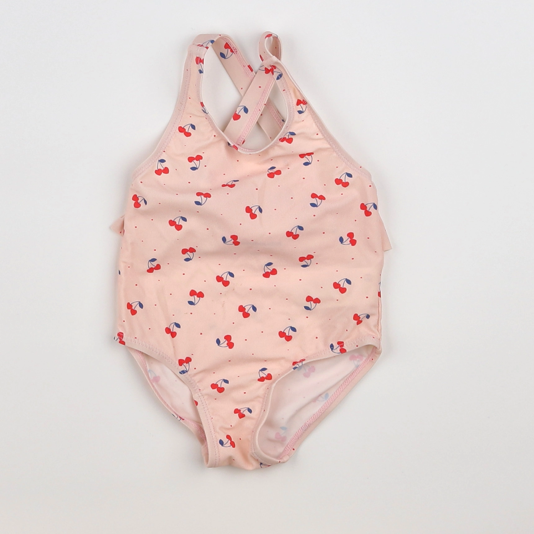 Vertbaudet - maillot de bain rose - 12 mois