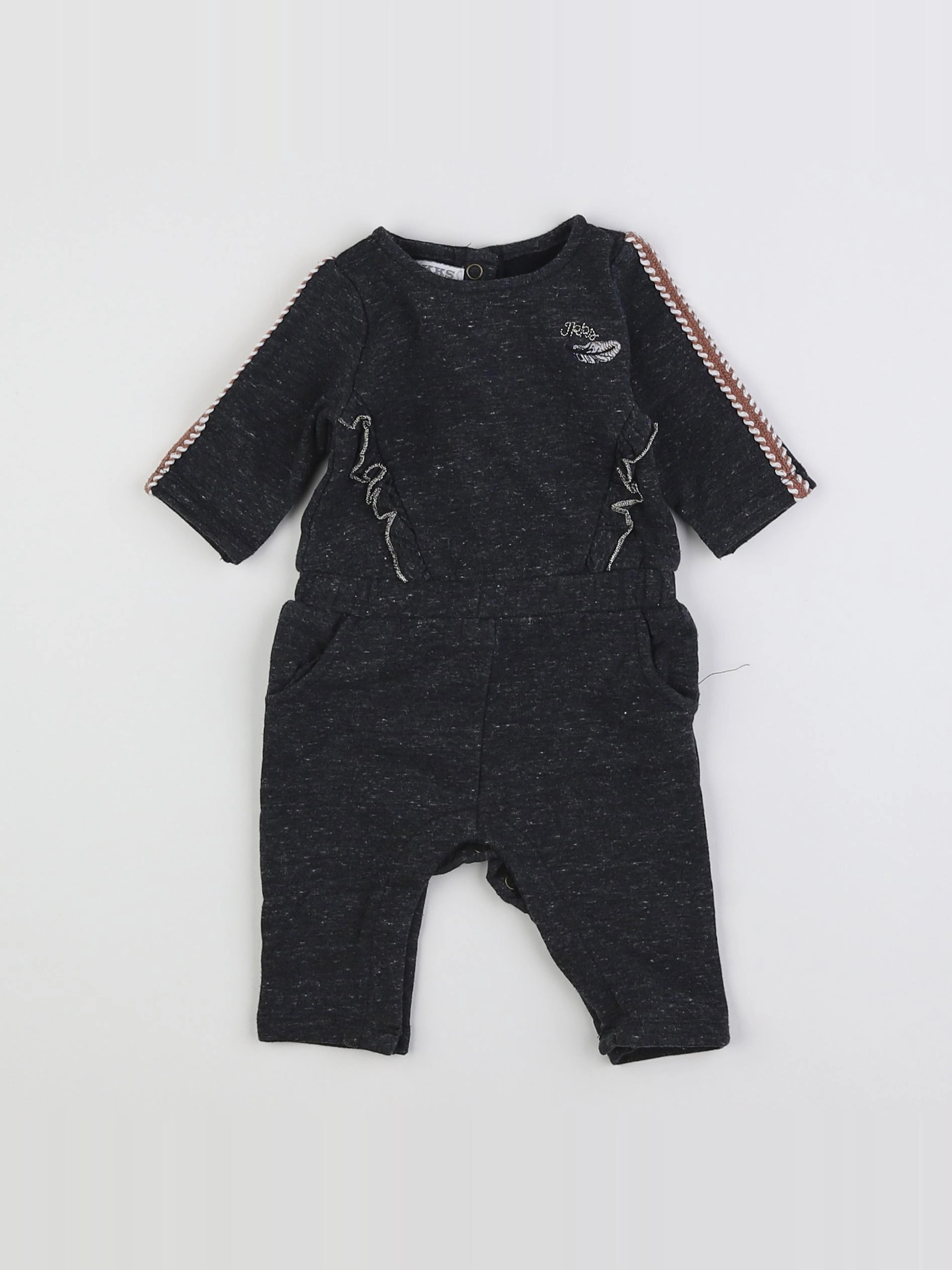 IKKS - combinaison gris - 3 mois