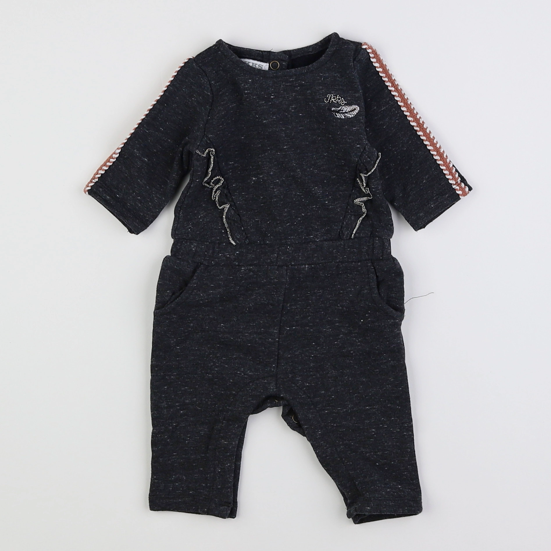 IKKS - combinaison gris - 3 mois