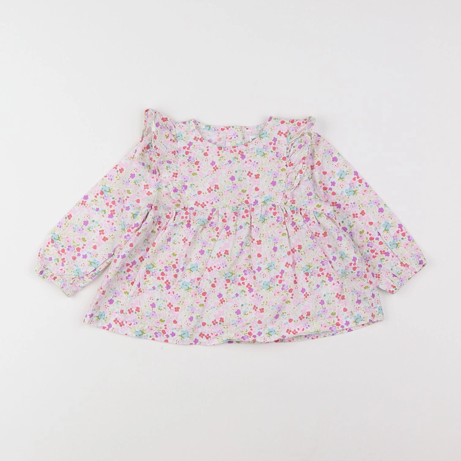 Vertbaudet - blouse rose - 9 mois