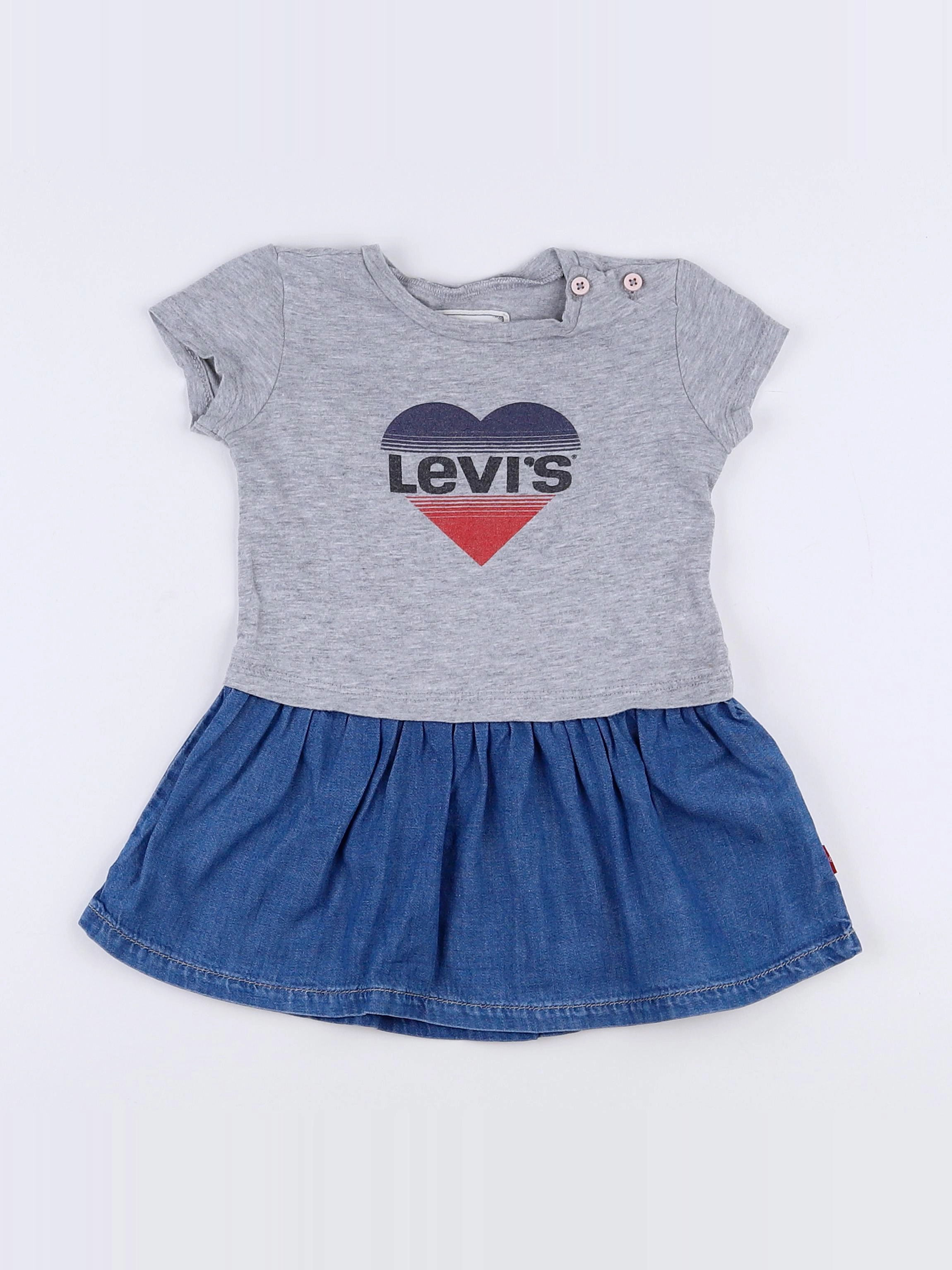 Levi's - robe gris - 12 mois