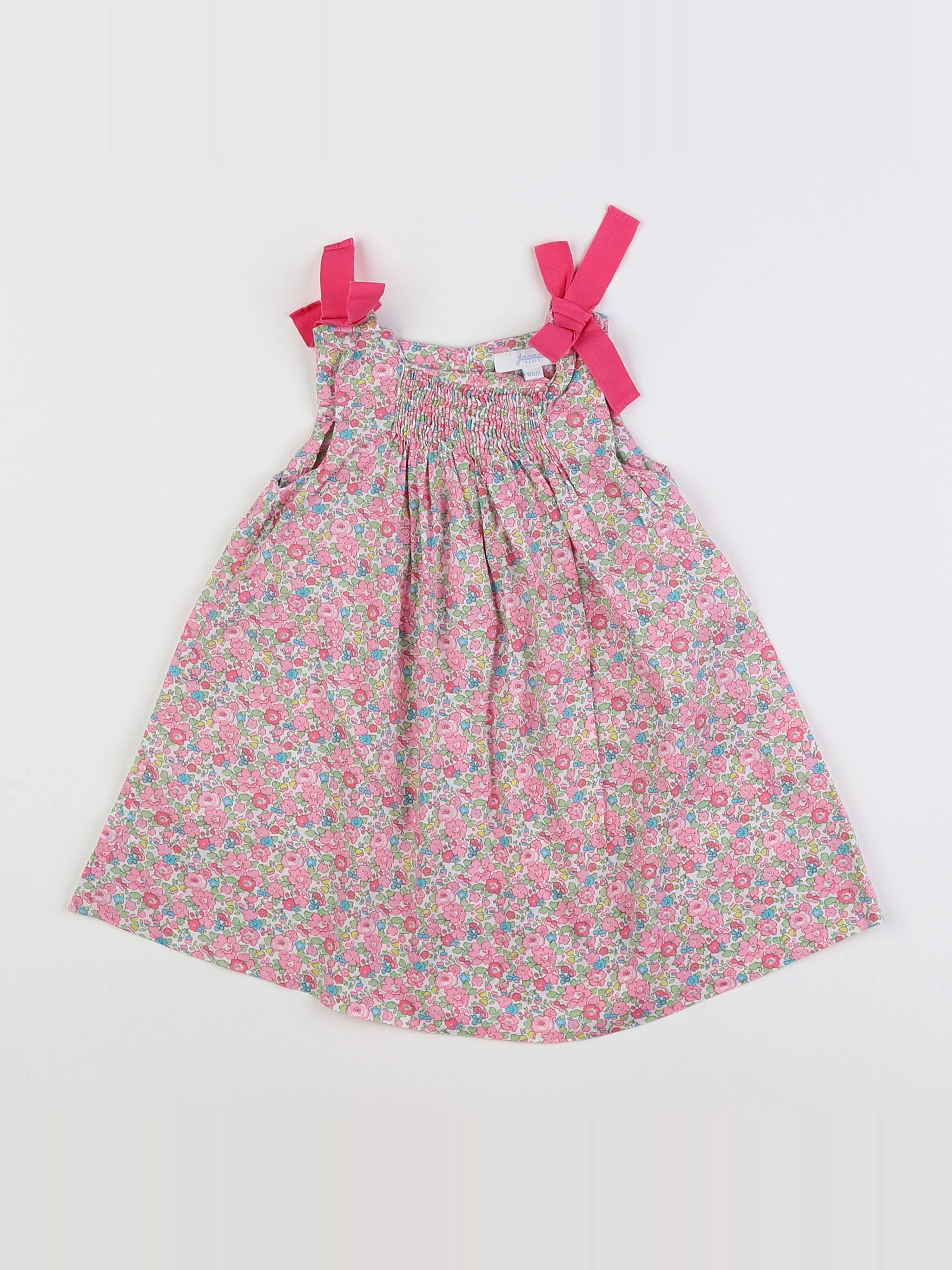 Jacadi - robe liberty multicolore - 6 mois