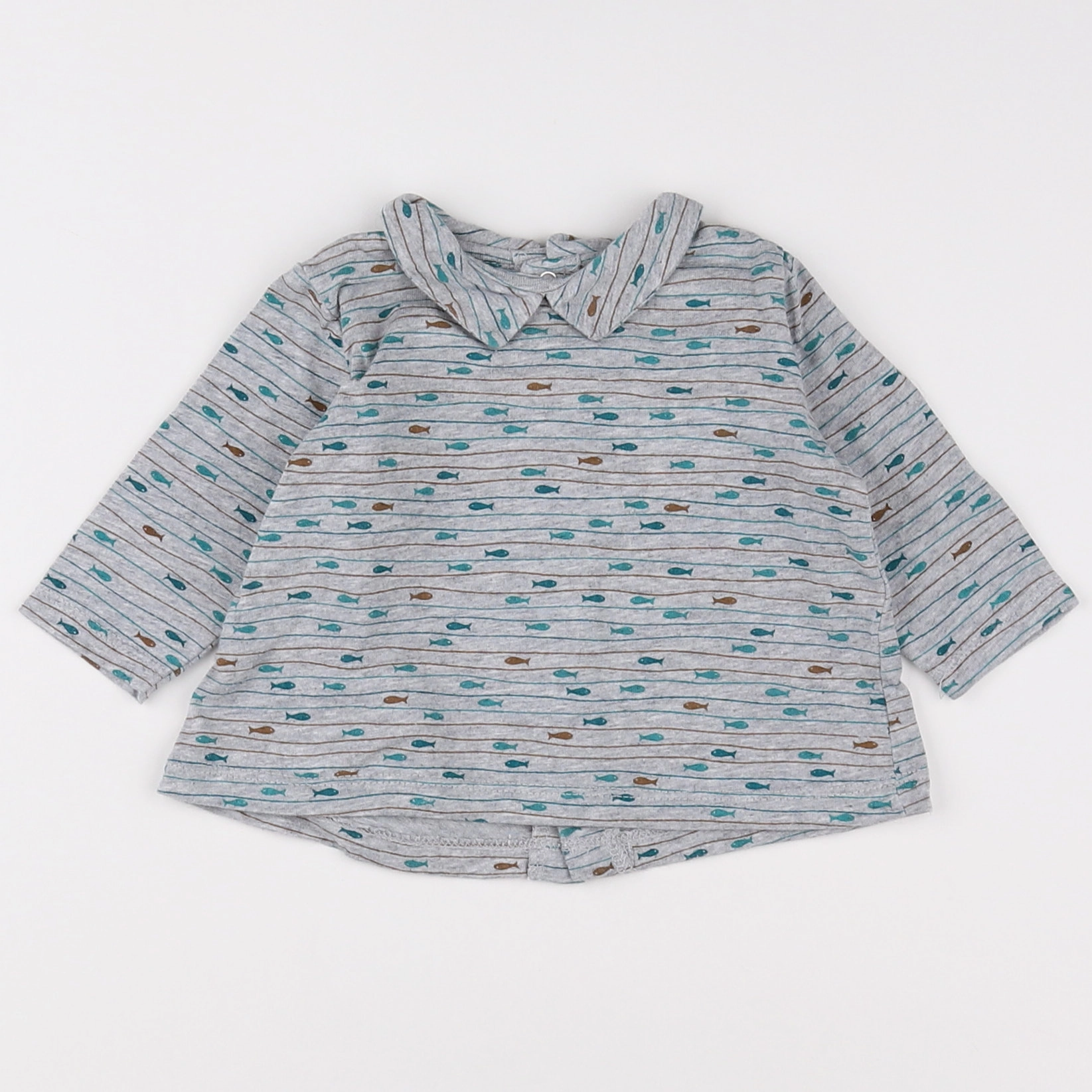 Boutchou - tee-shirt gris - 3 mois