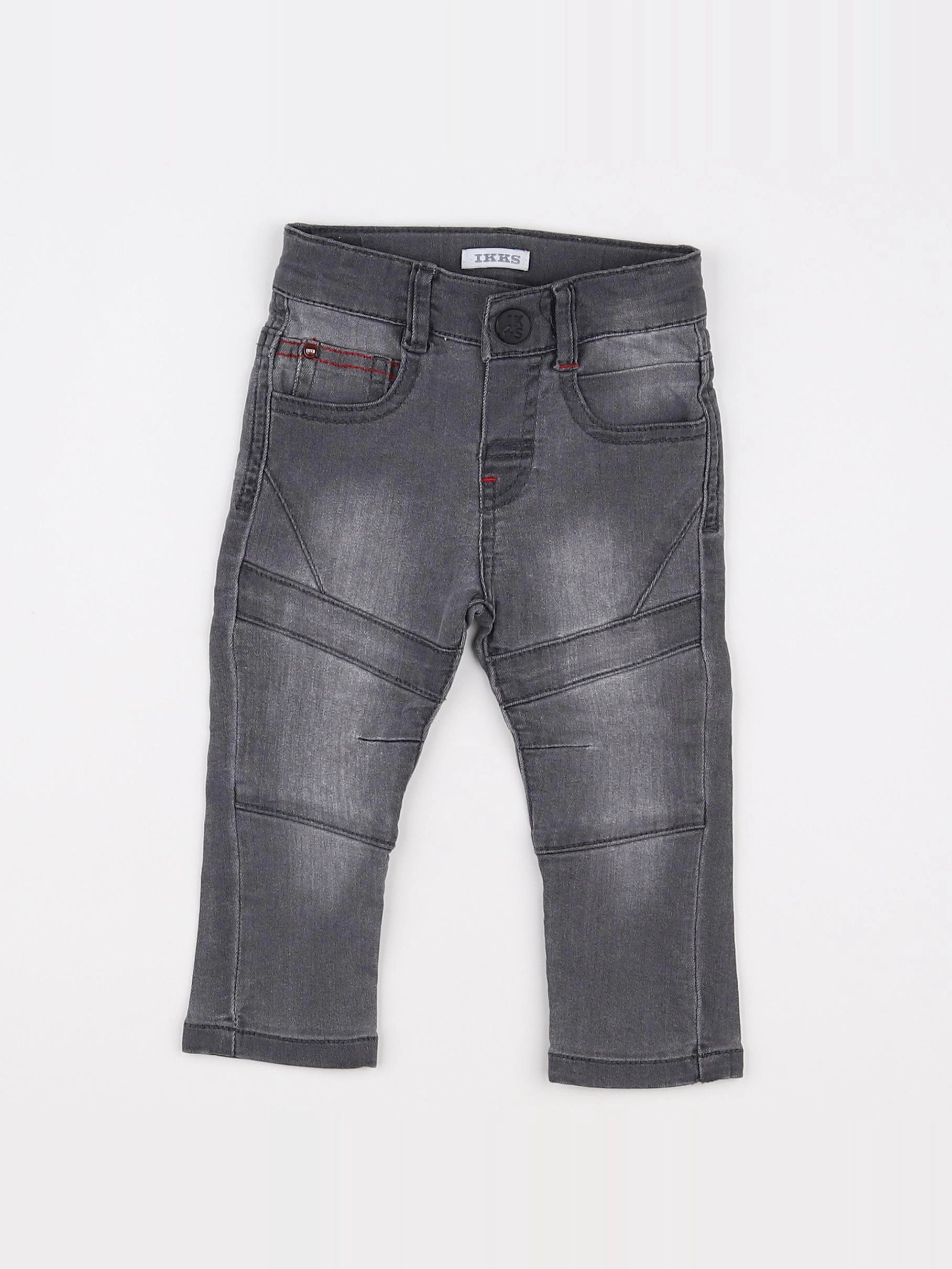 IKKS - jean gris - 6 mois