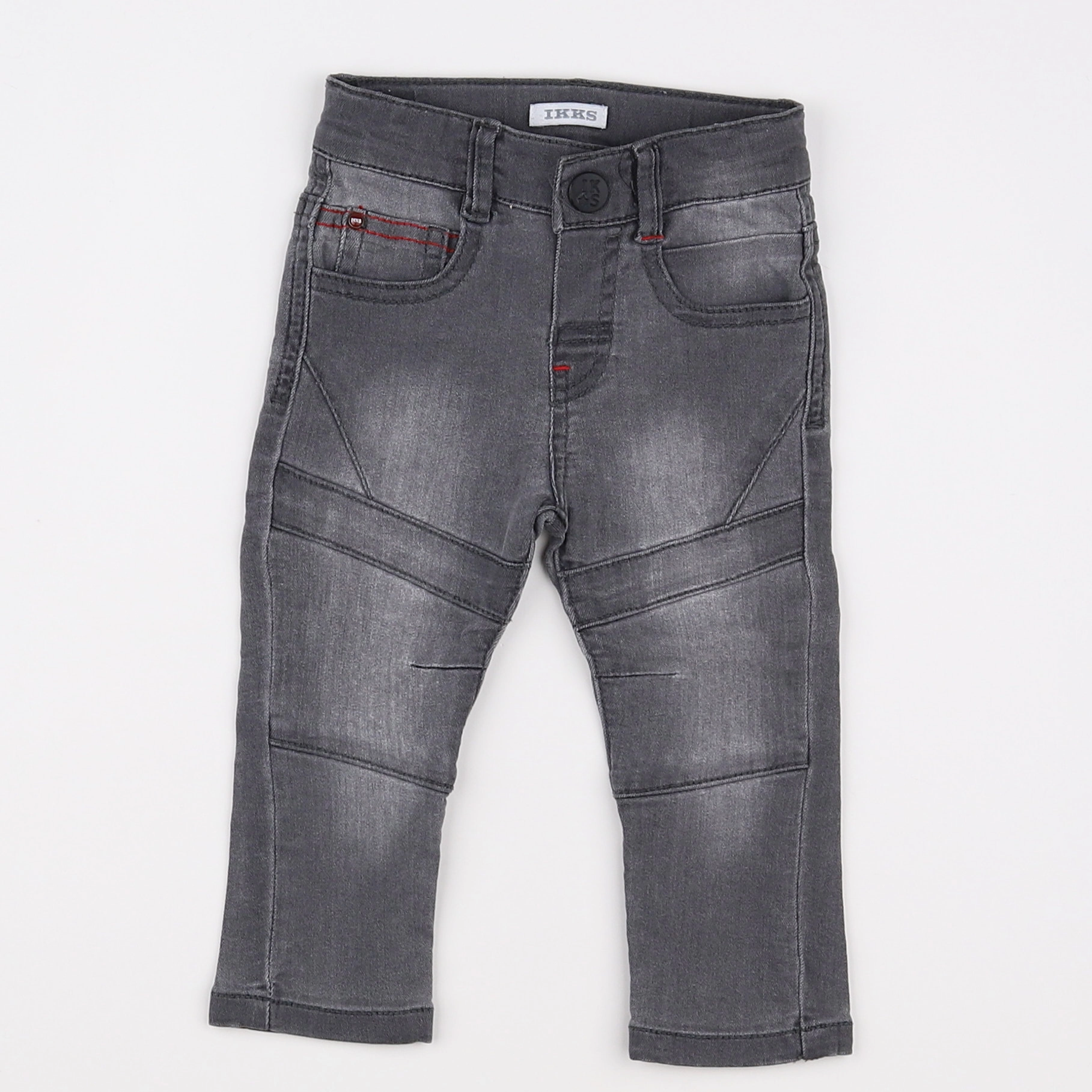 IKKS - jean gris - 6 mois