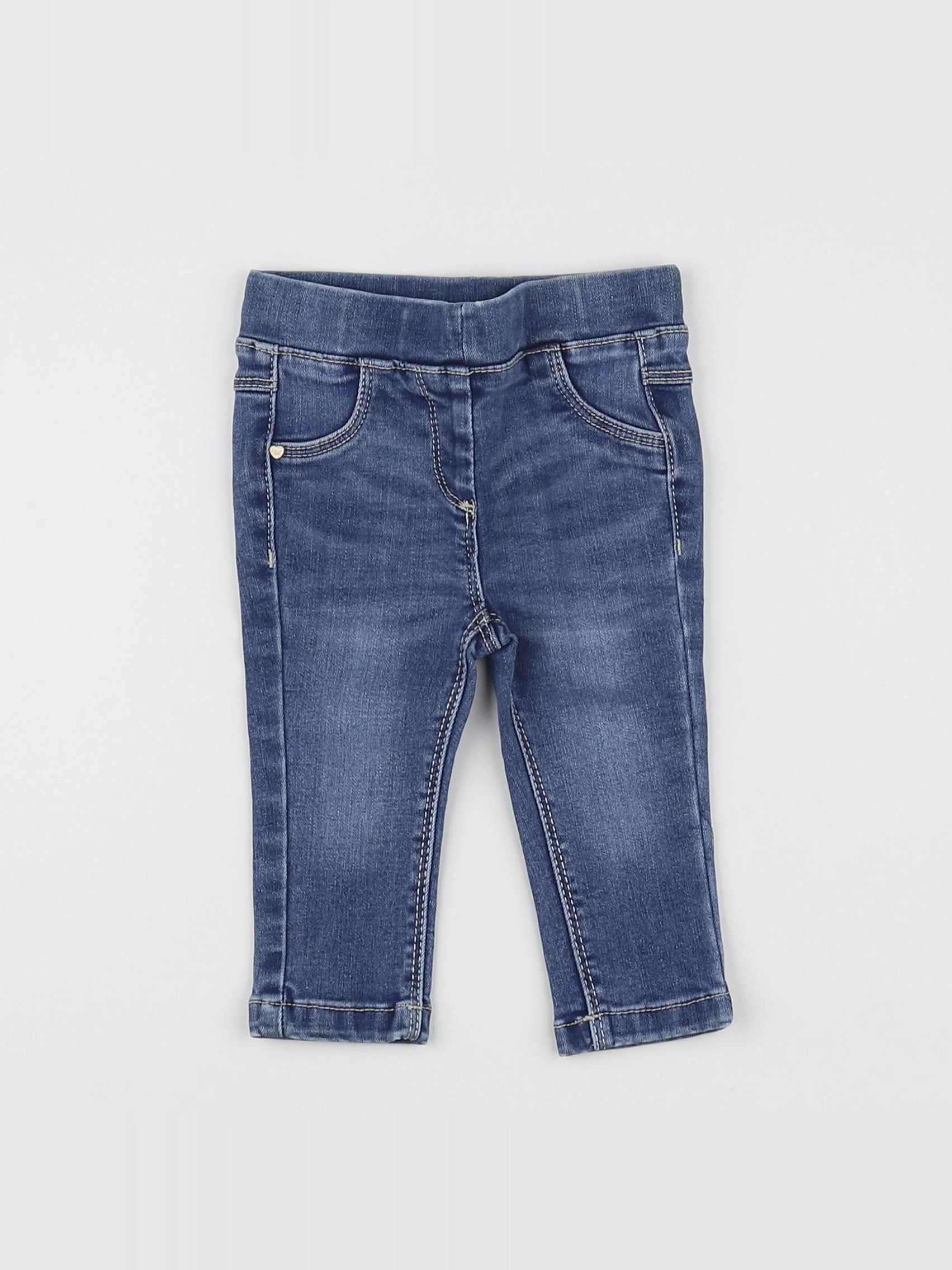 Tape à l'oeil - jegging bleu - 6 mois