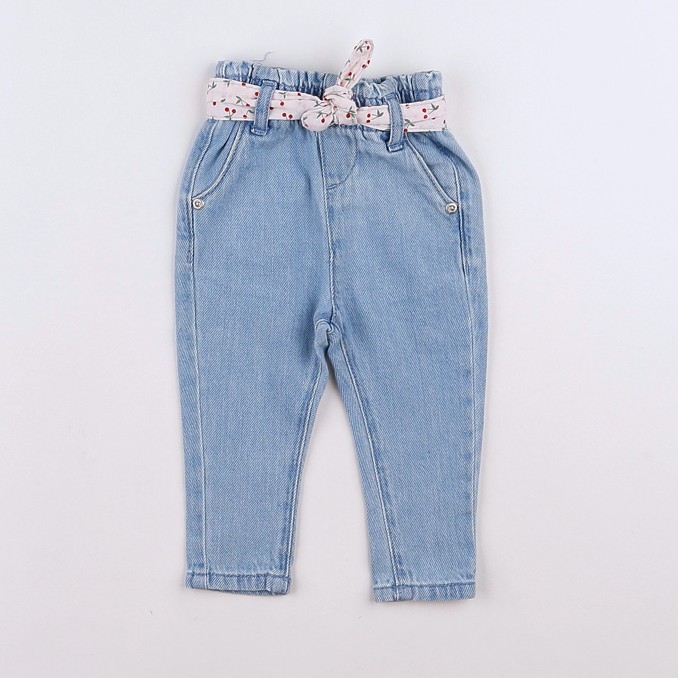 Vertbaudet - jean bleu - 3 mois