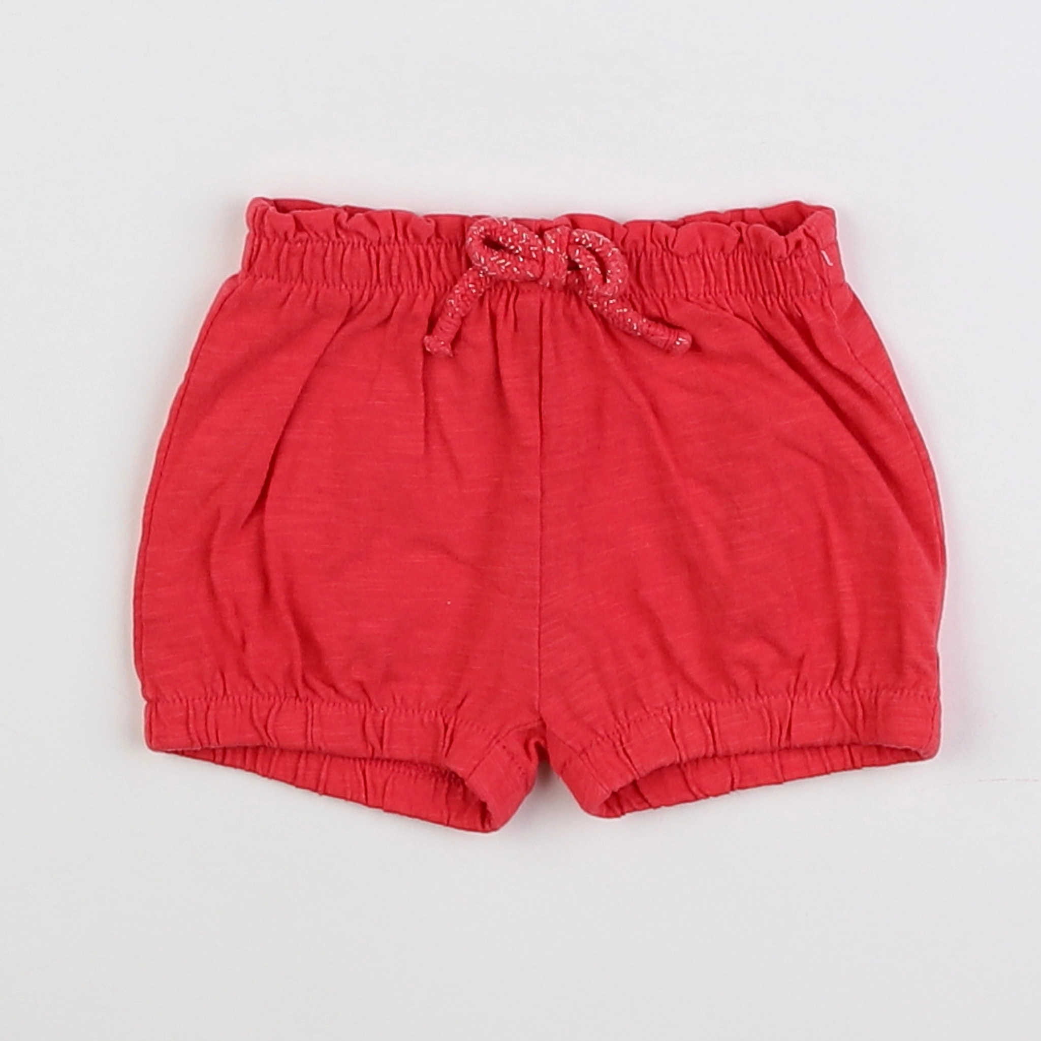 Vertbaudet - short rouge - 3 mois