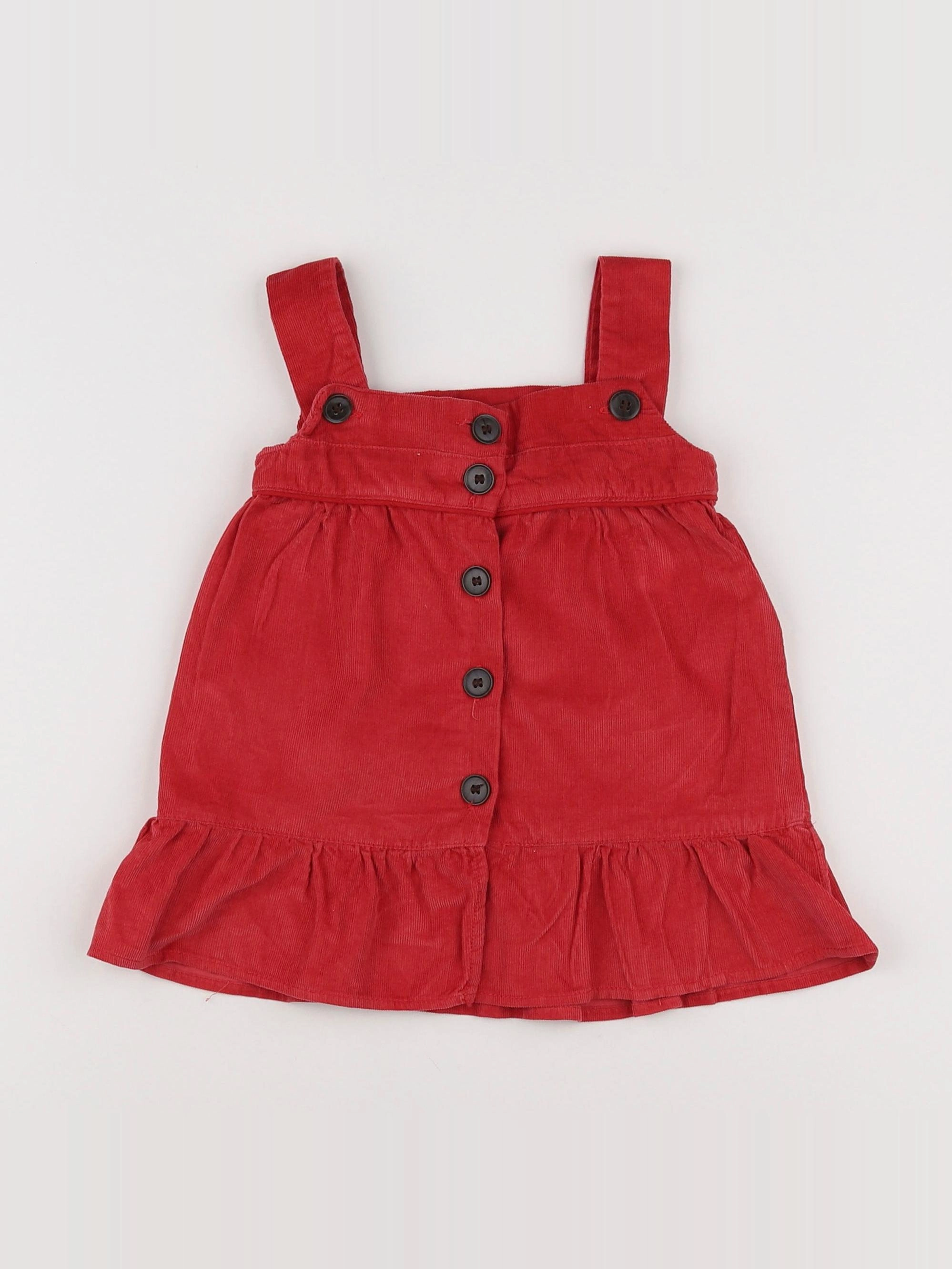 Neck & Neck - robe rouge - 12 mois