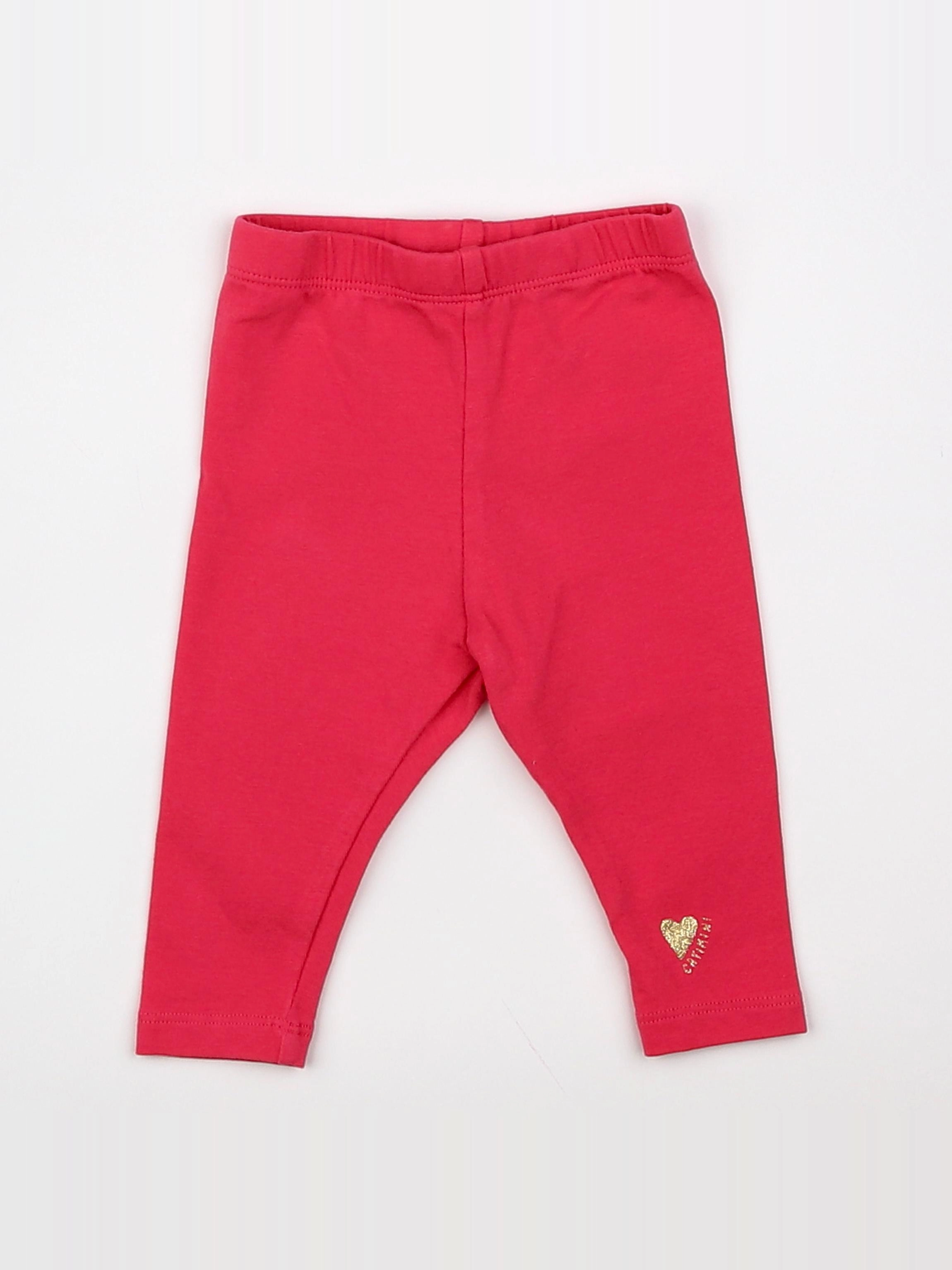 Catimini - legging rose, or - 3 mois