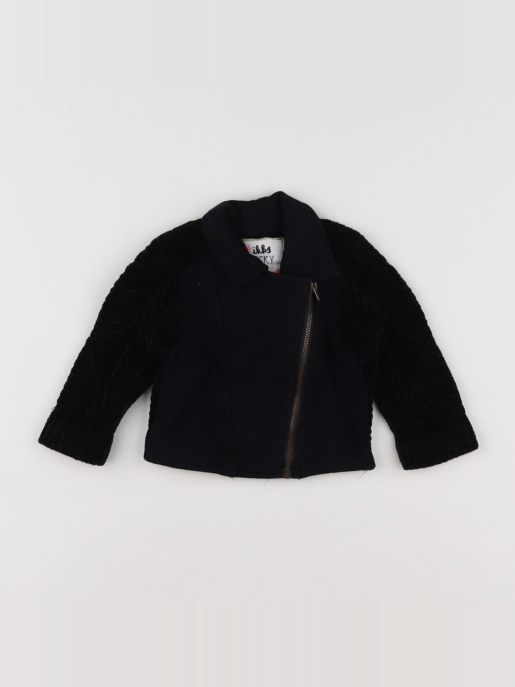 IKKS - veste noir - 12 mois