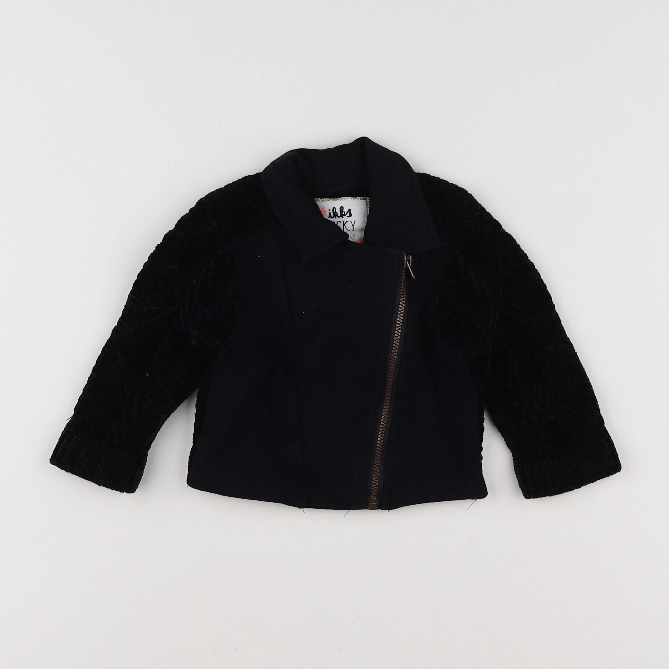 IKKS - veste noir - 12 mois