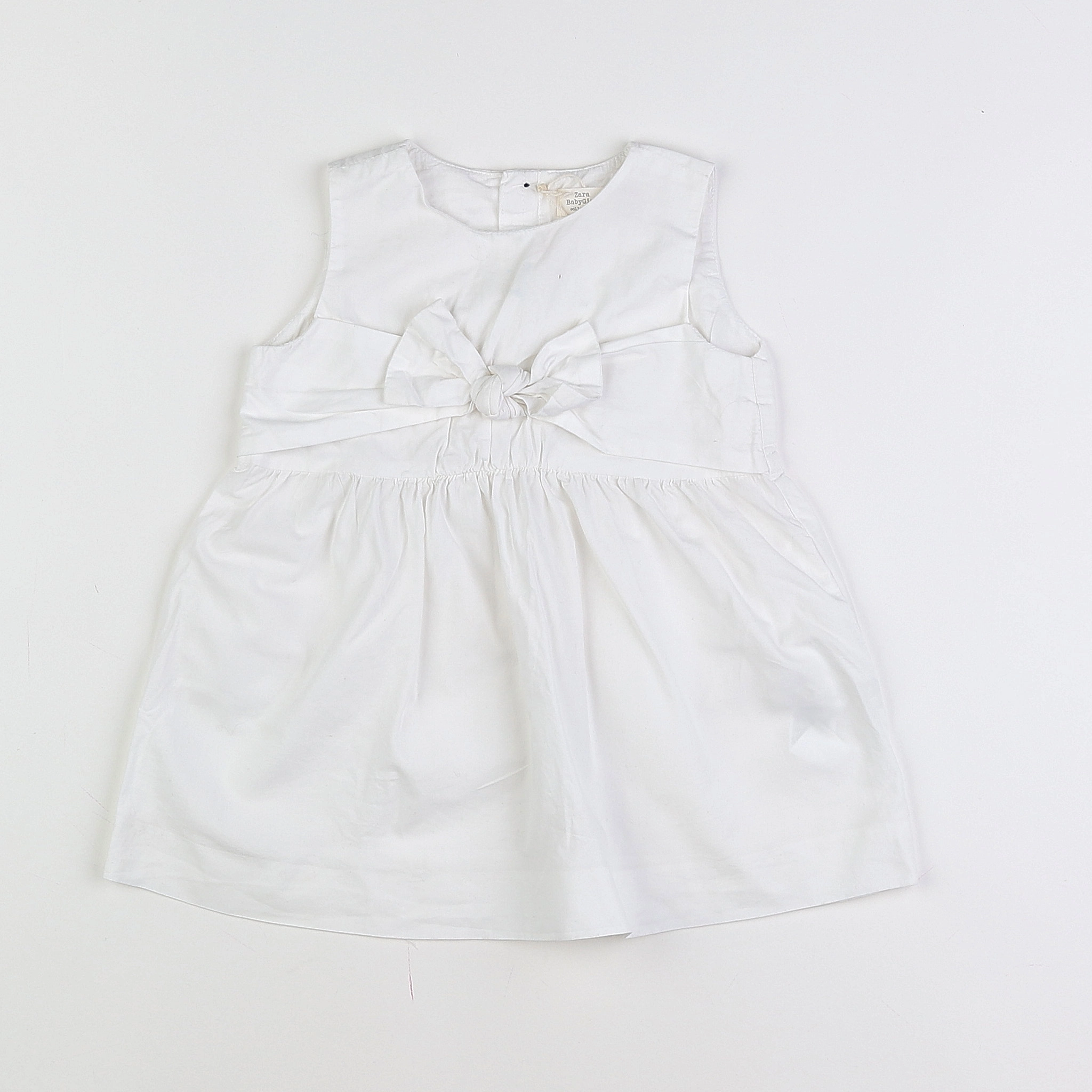 Zara - robe blanc - 18 mois à 2 ans