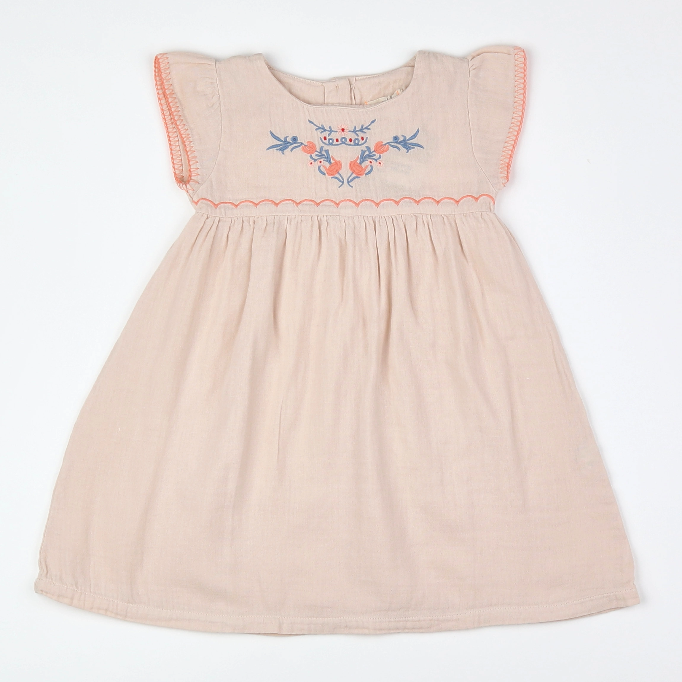 Marlot Paris - robe rose (neuf) - 12 mois