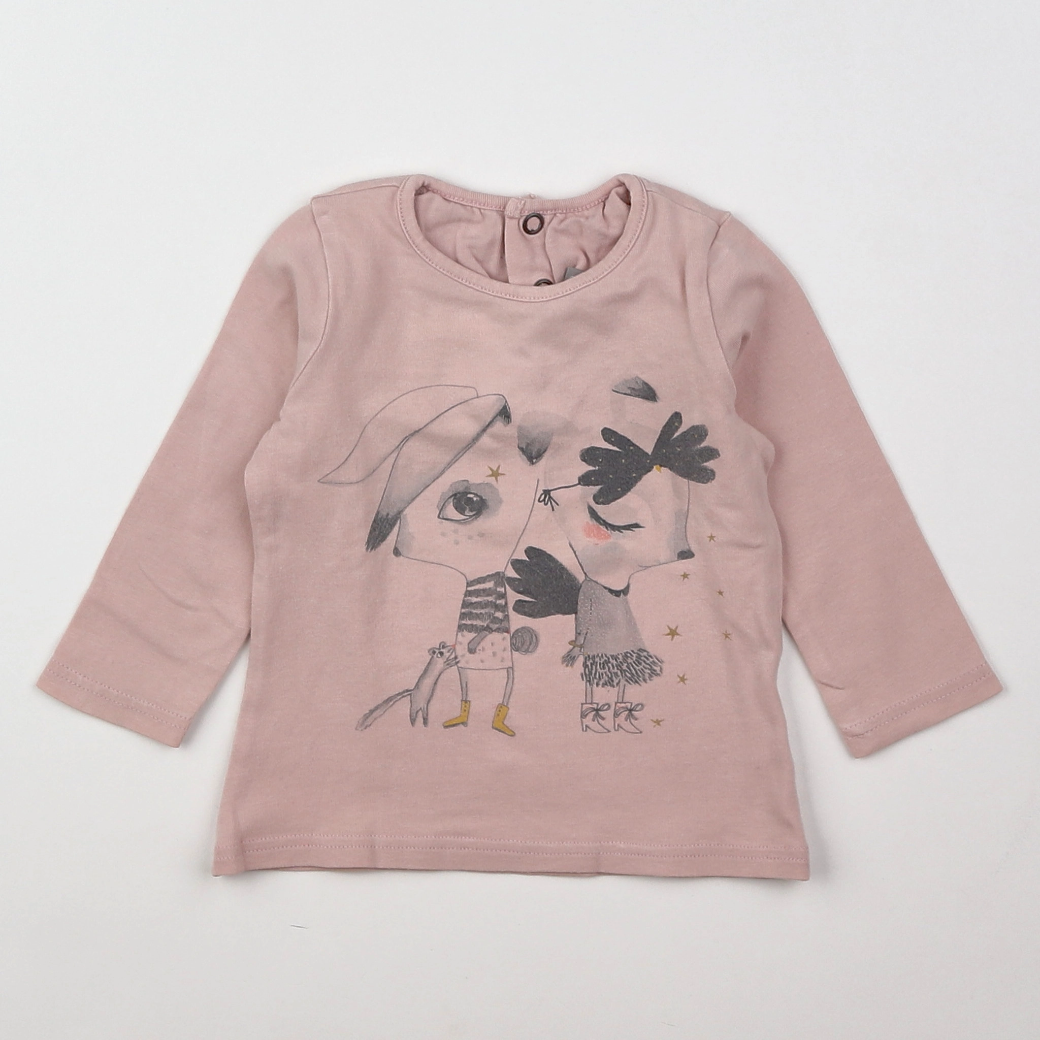 Catimini - tee-shirt rose - 9 mois
