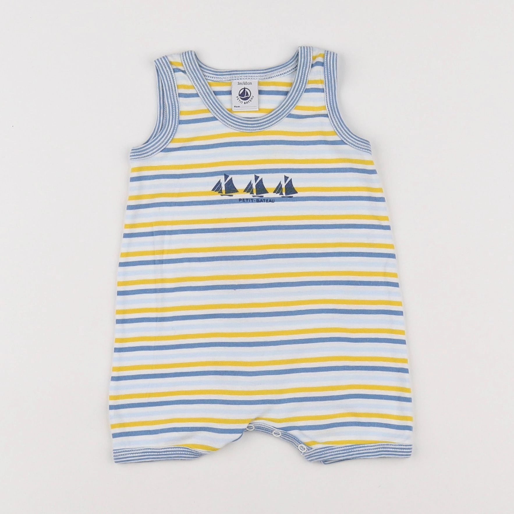 Petit Bateau - pyjama multicolore - 3 mois