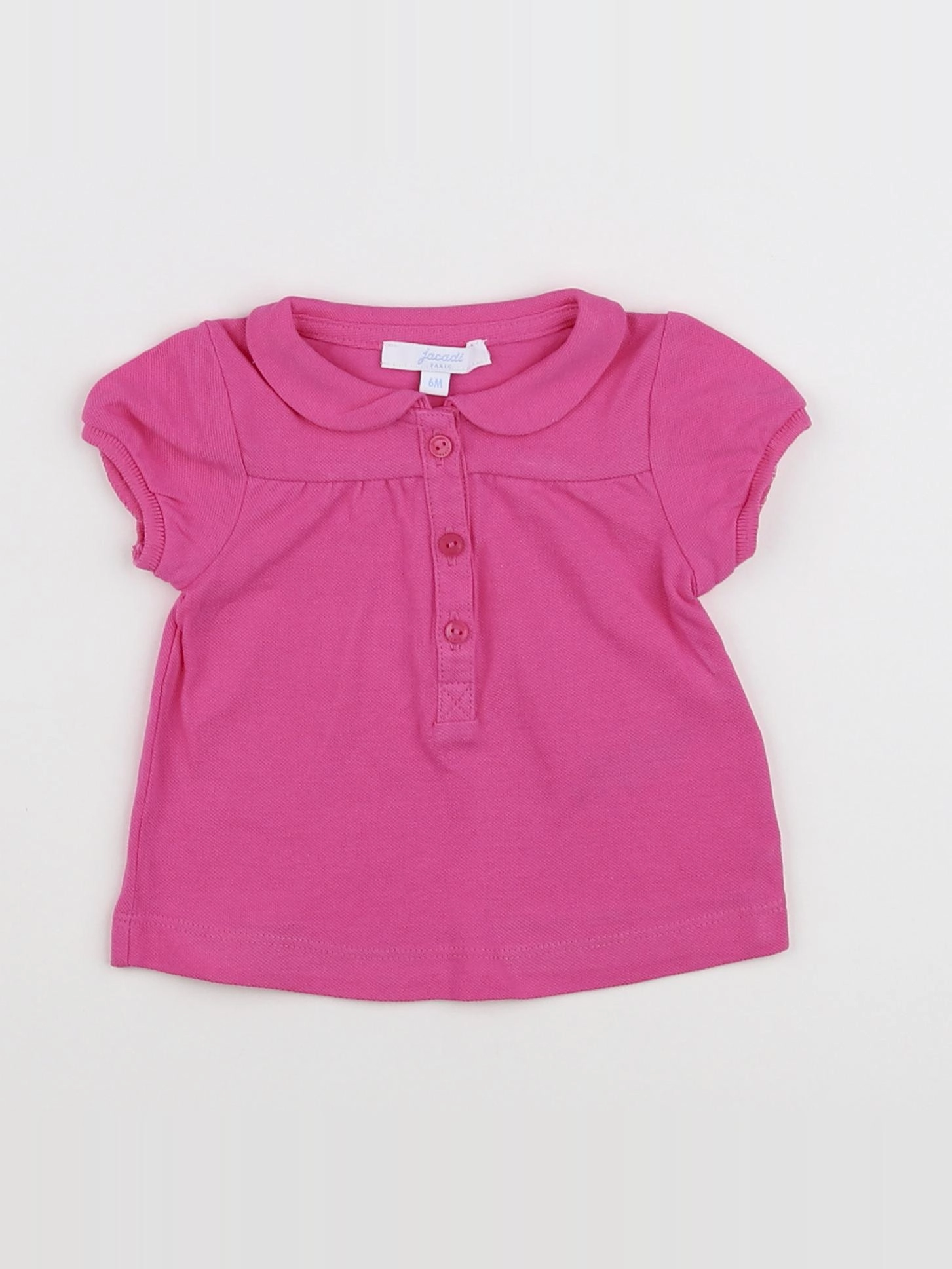 Jacadi - tee-shirt rose - 6 mois
