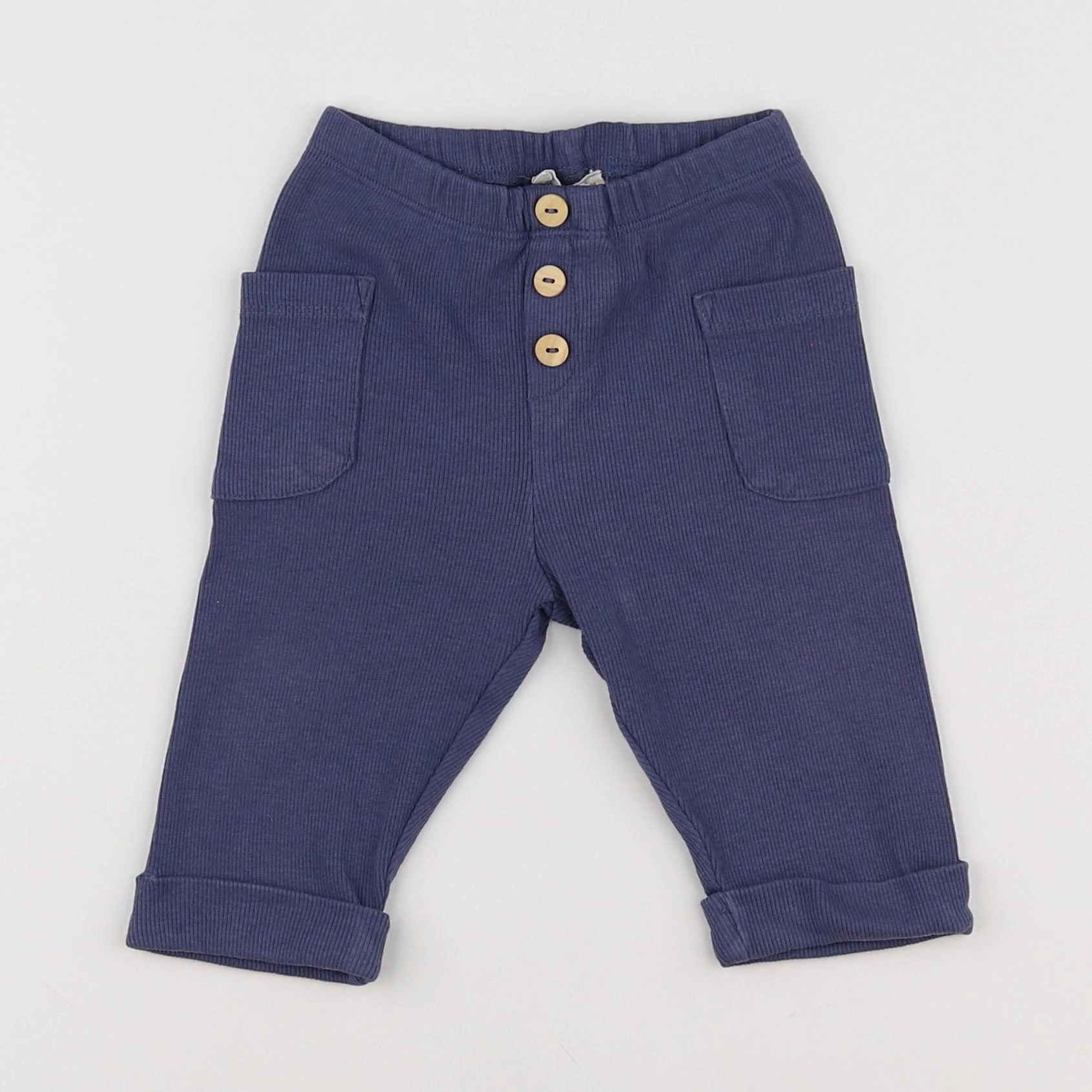Little Cigogne - jogging bleu - 9 mois