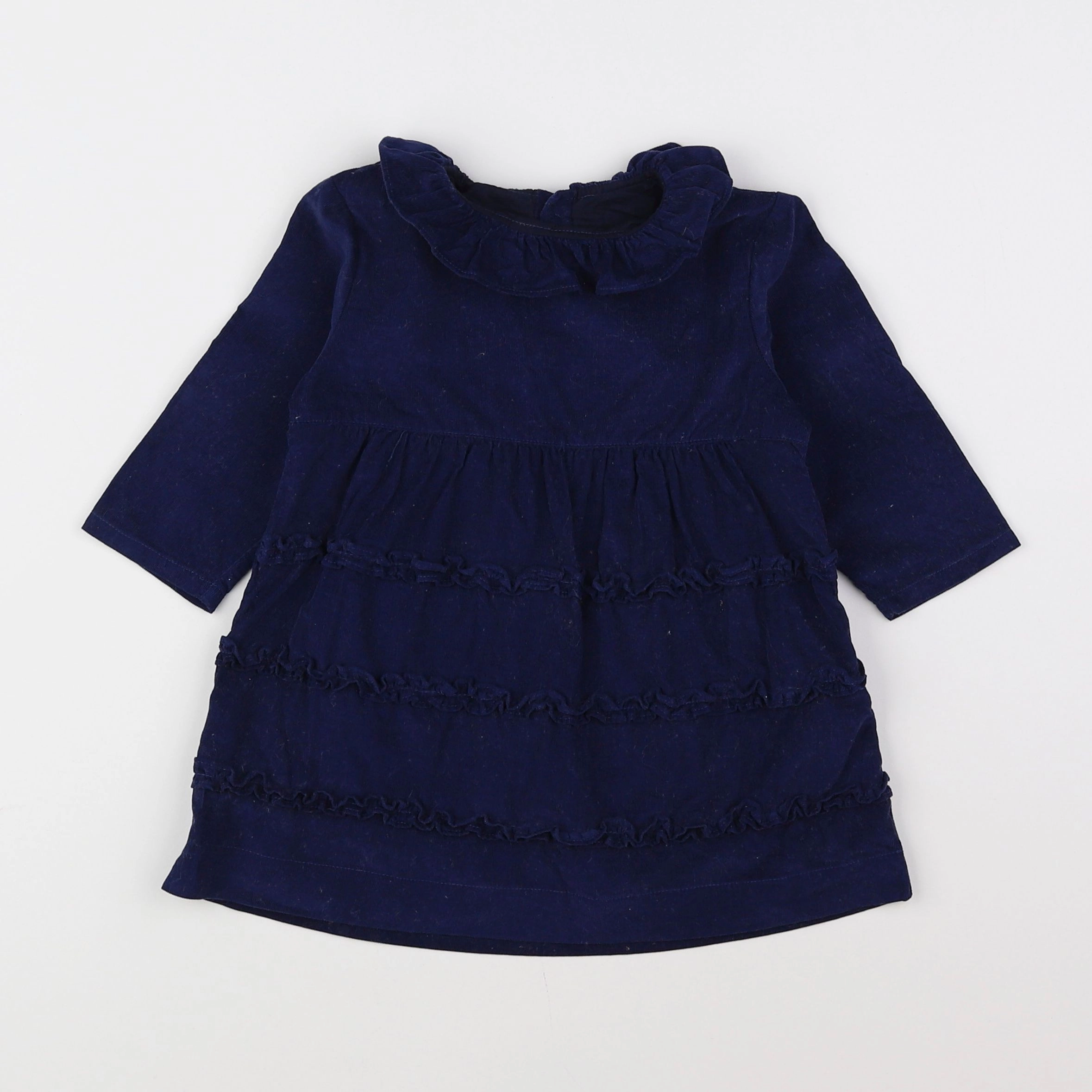 Petit Bateau - robe bleu - 18 mois