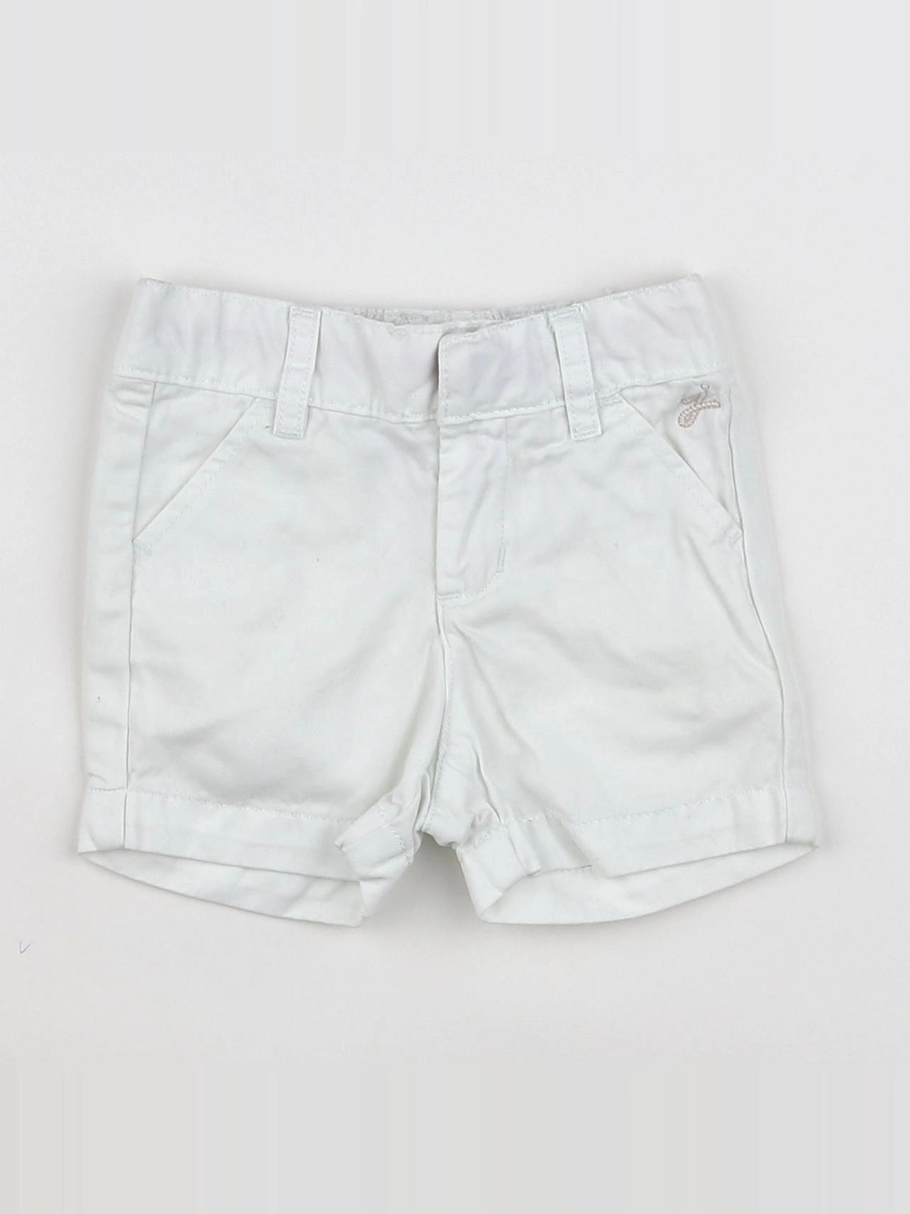 Jacadi - short blanc - 6 mois