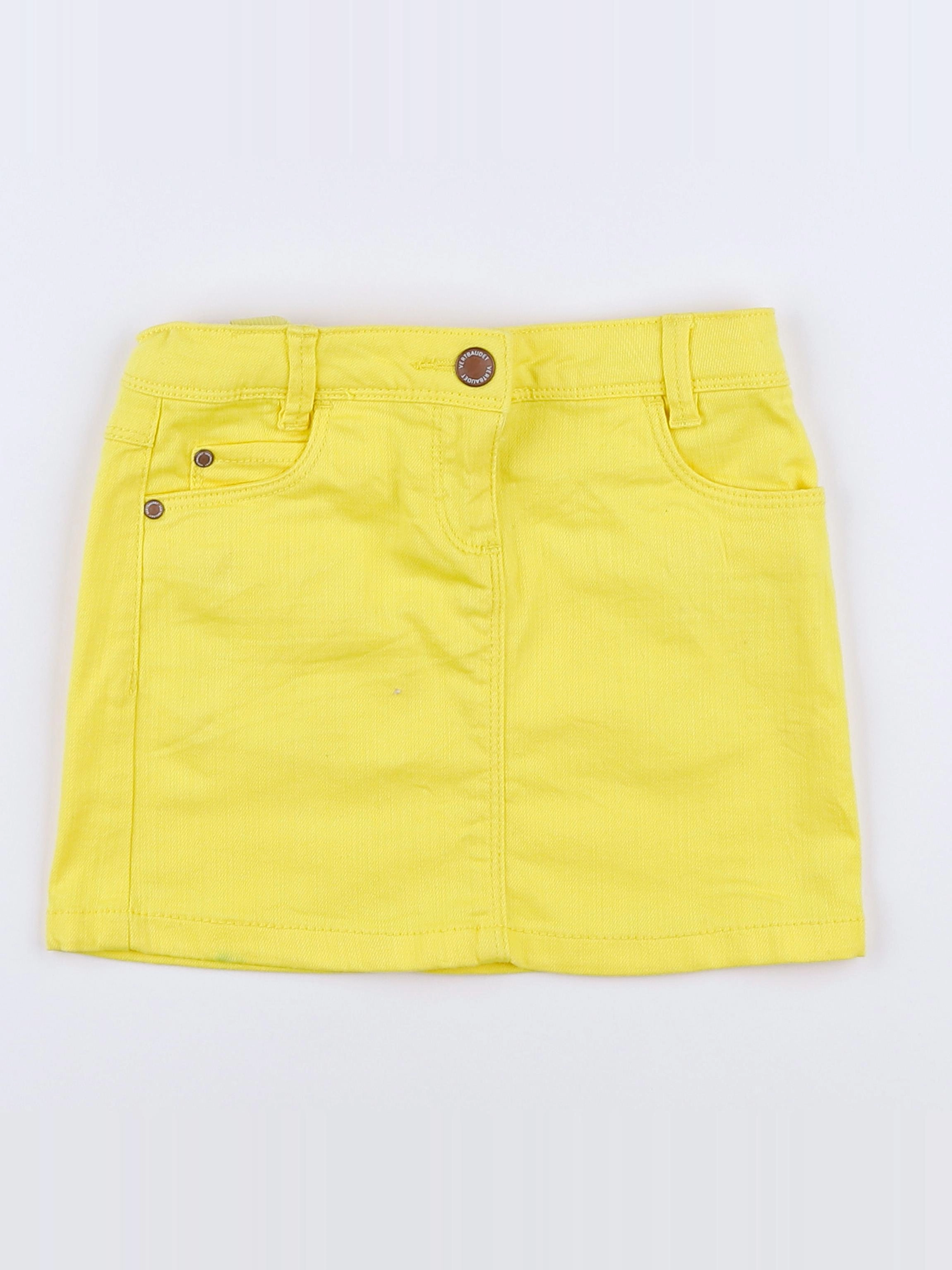 Vertbaudet - jupe jaune - 5 ans
