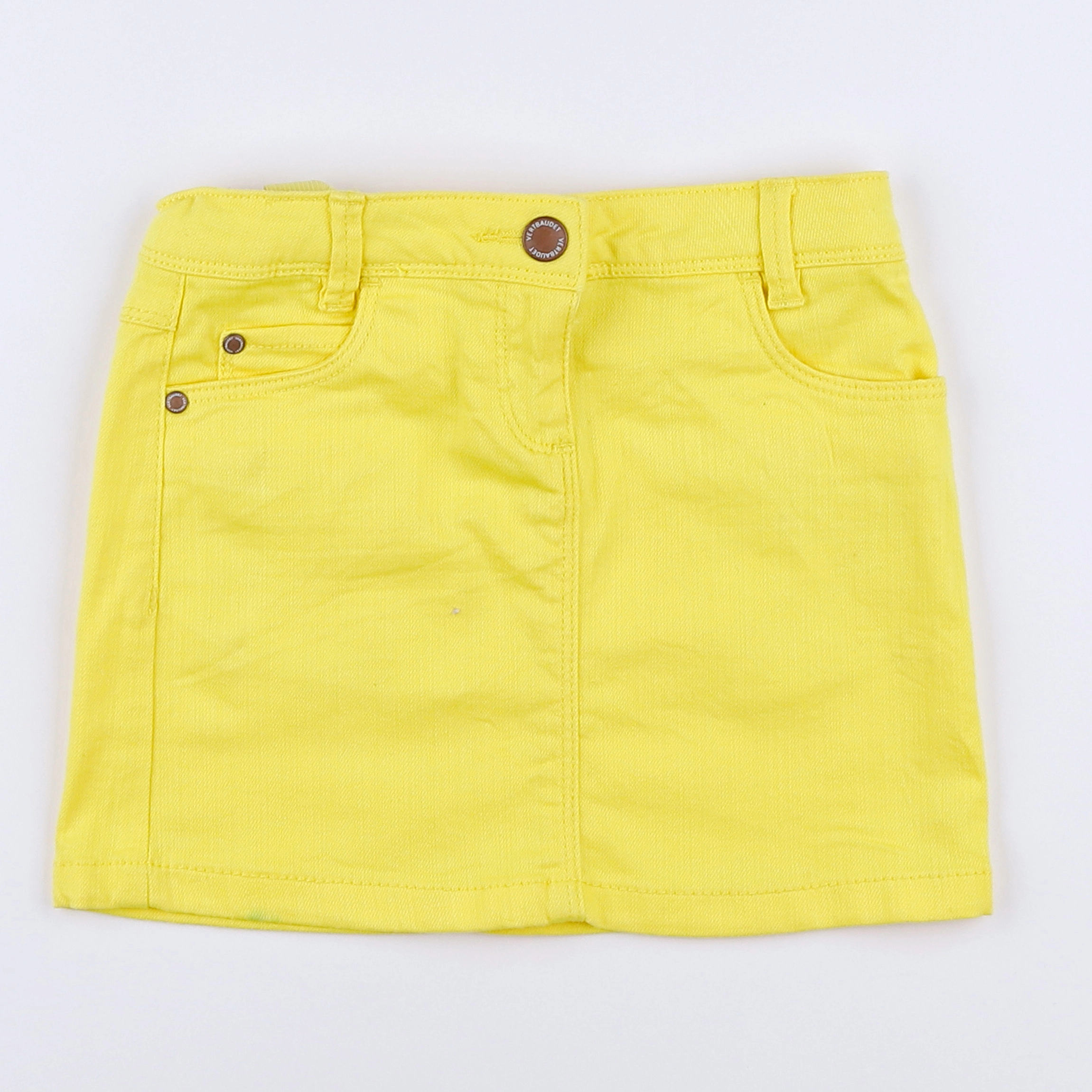 Vertbaudet - jupe jaune - 5 ans