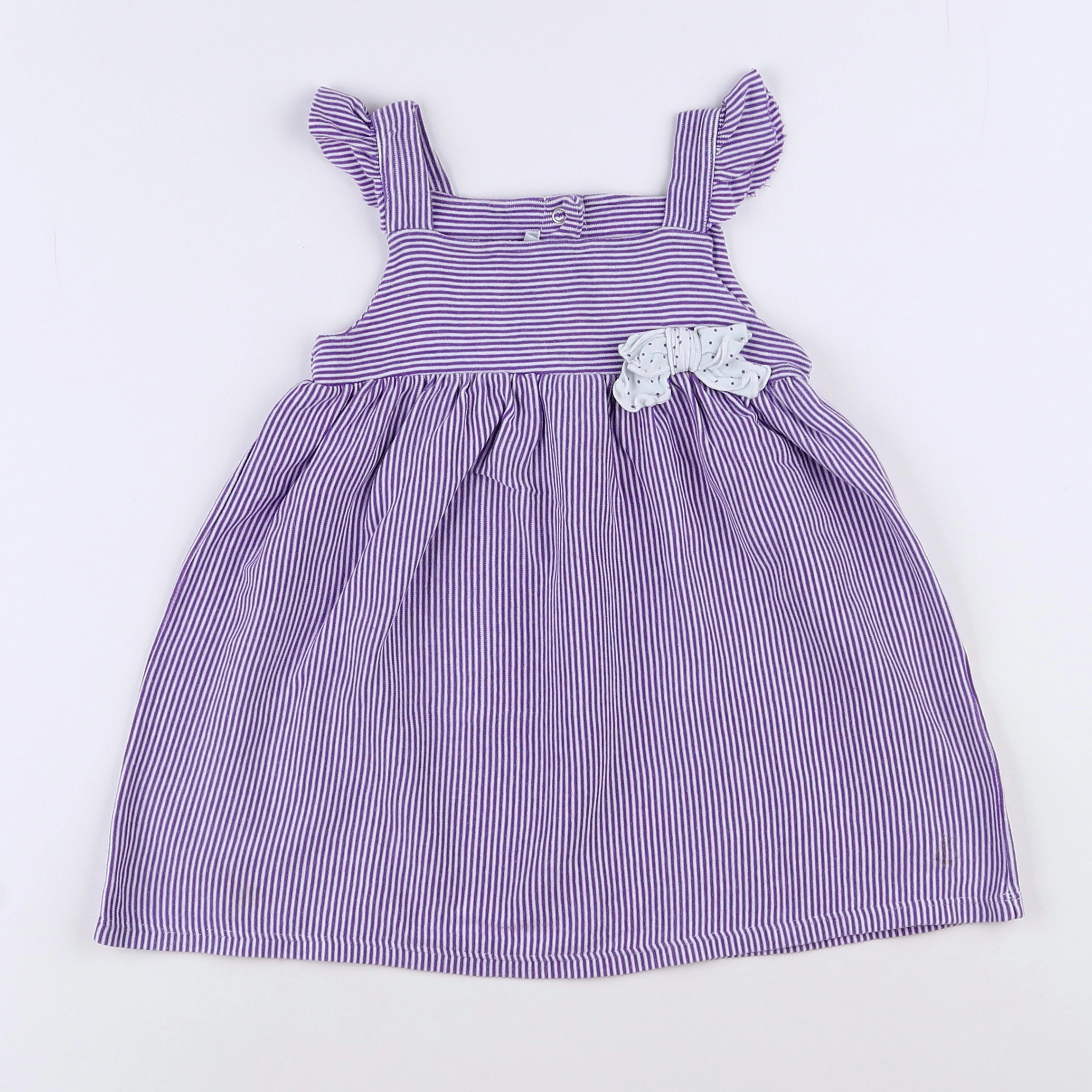 Petit Bateau - robe violet - 12 mois