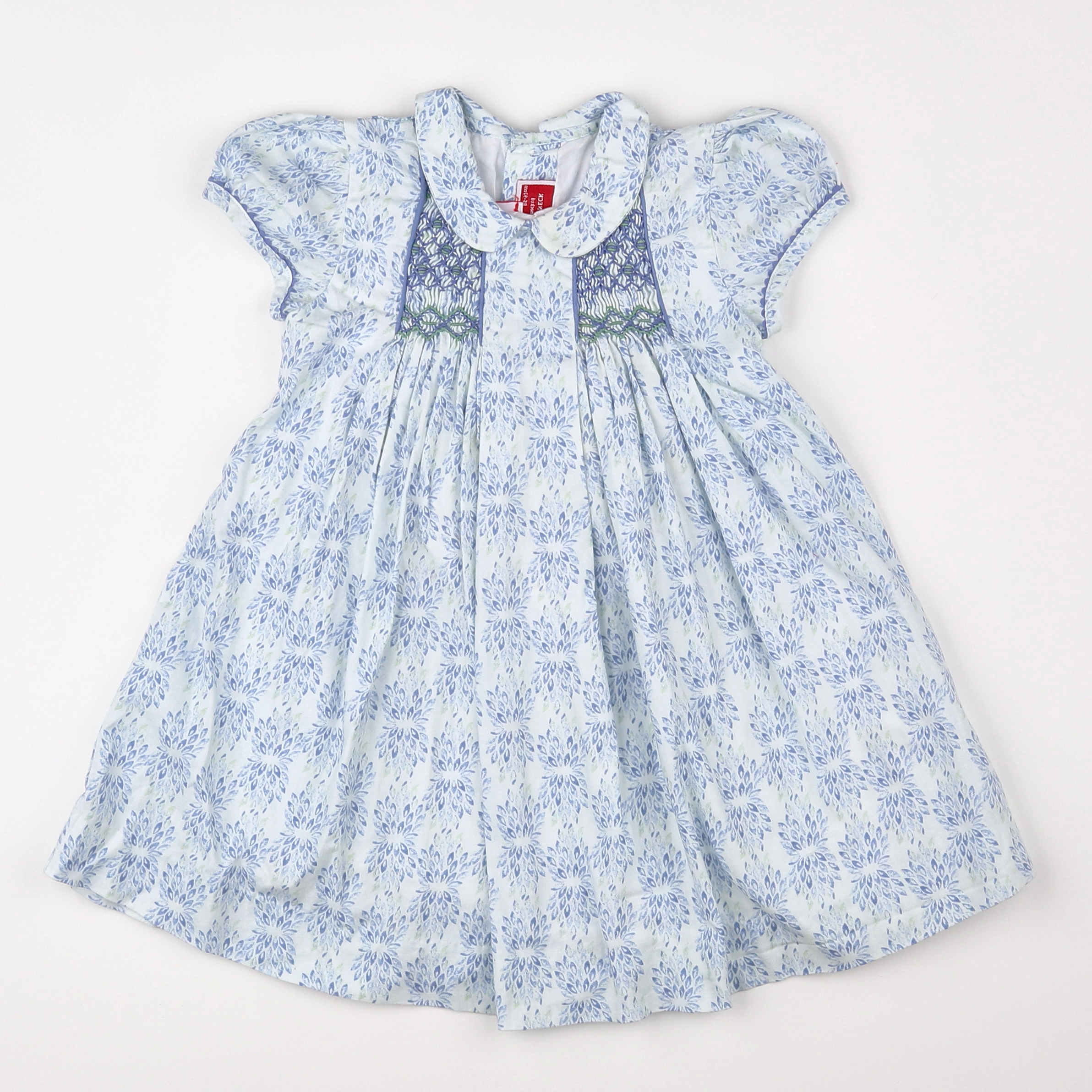 Neck & Neck - robe bleu - 2/3 ans