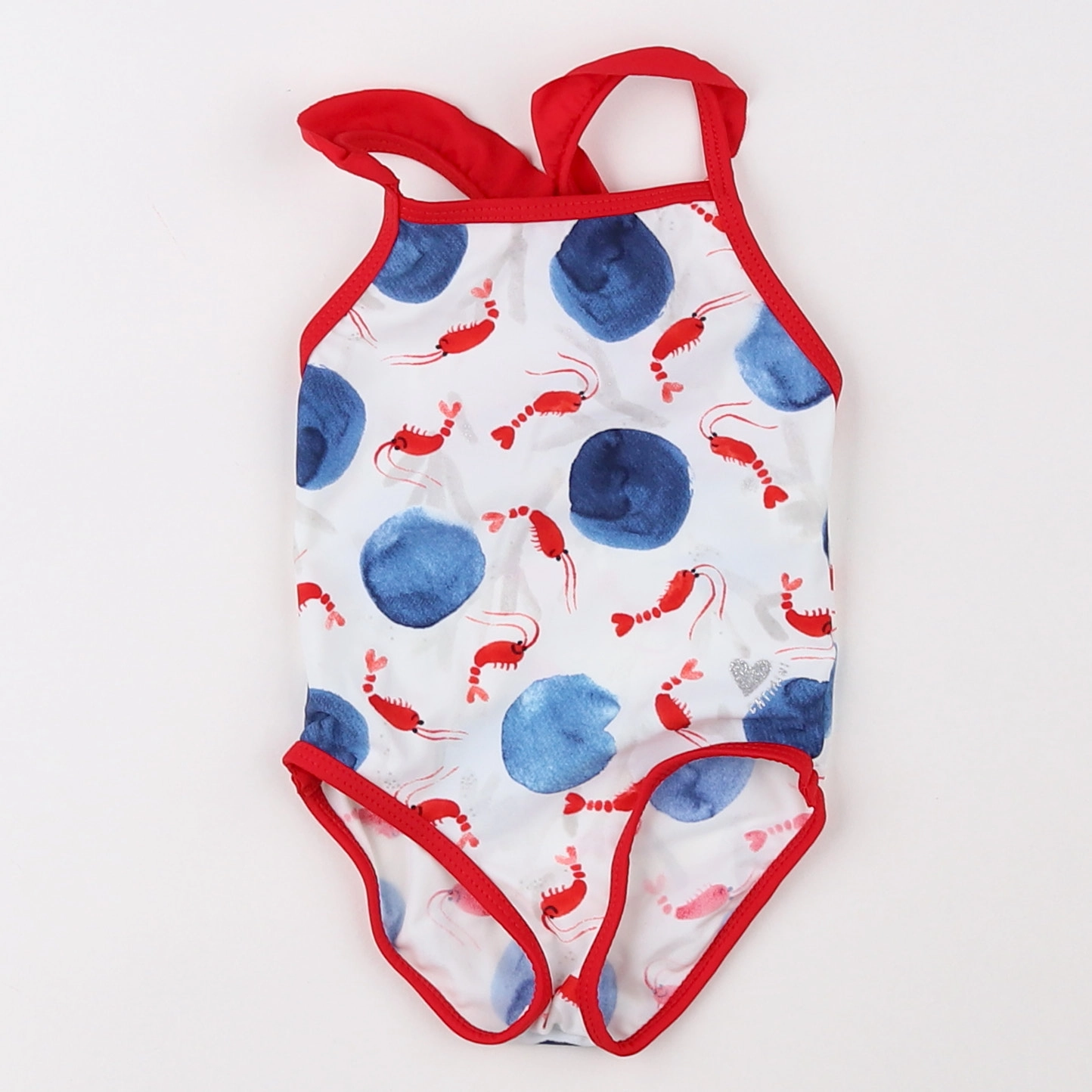 Catimini - maillot de bain blanc, bleu - 18 mois