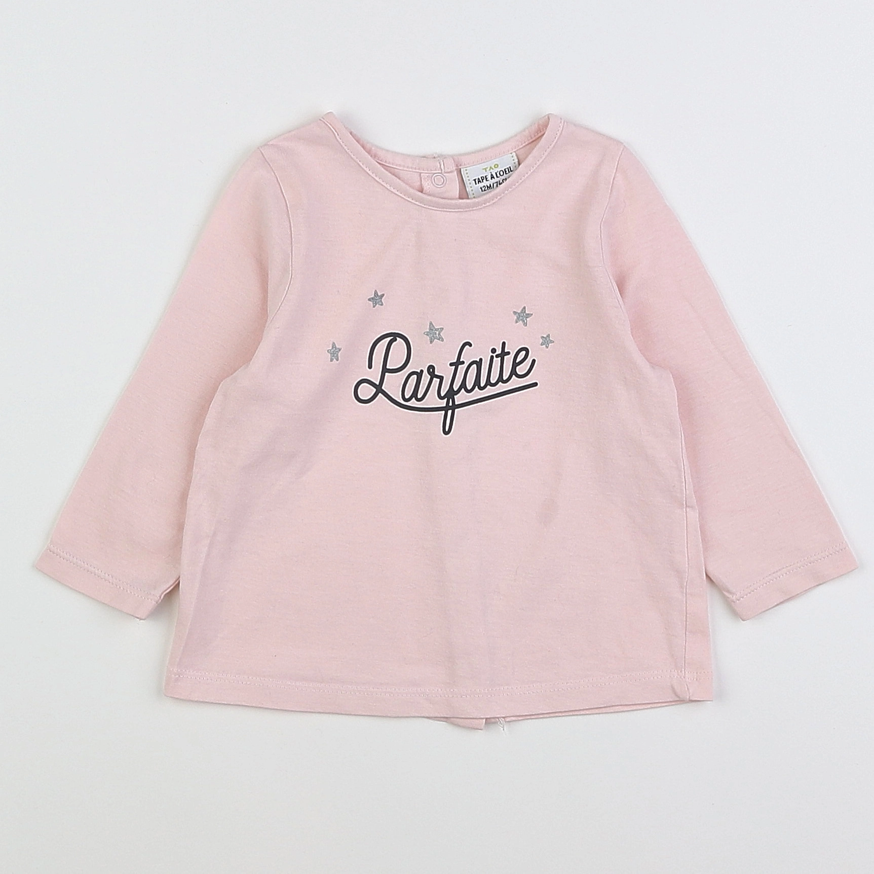 Tape à l'oeil - tee-shirt rose - 12 mois