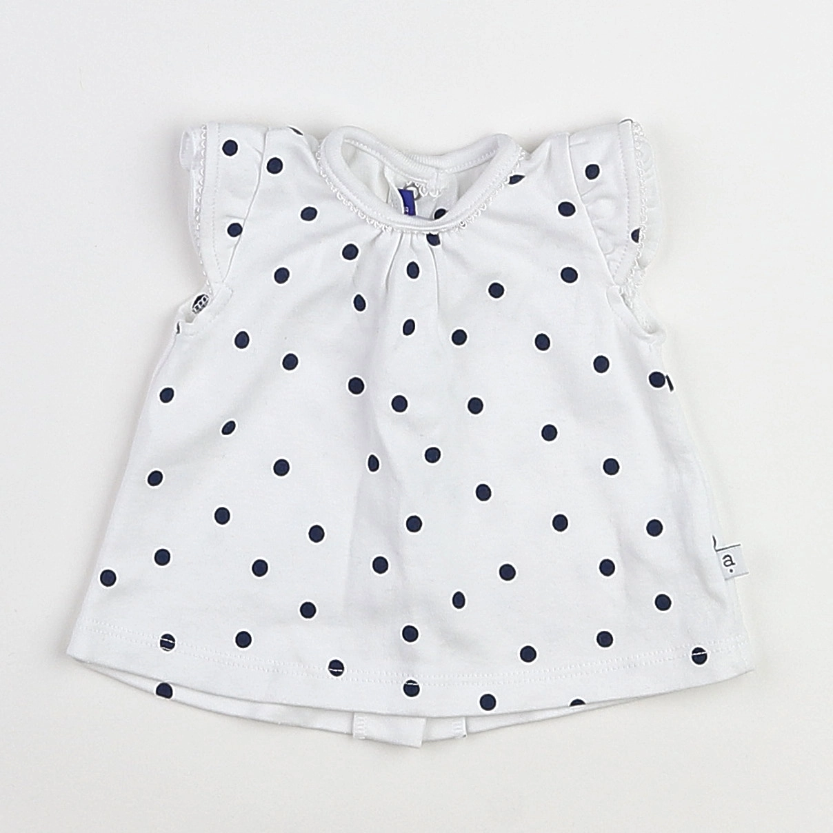 Absorba - tee-shirt bleu, blanc - 3 mois