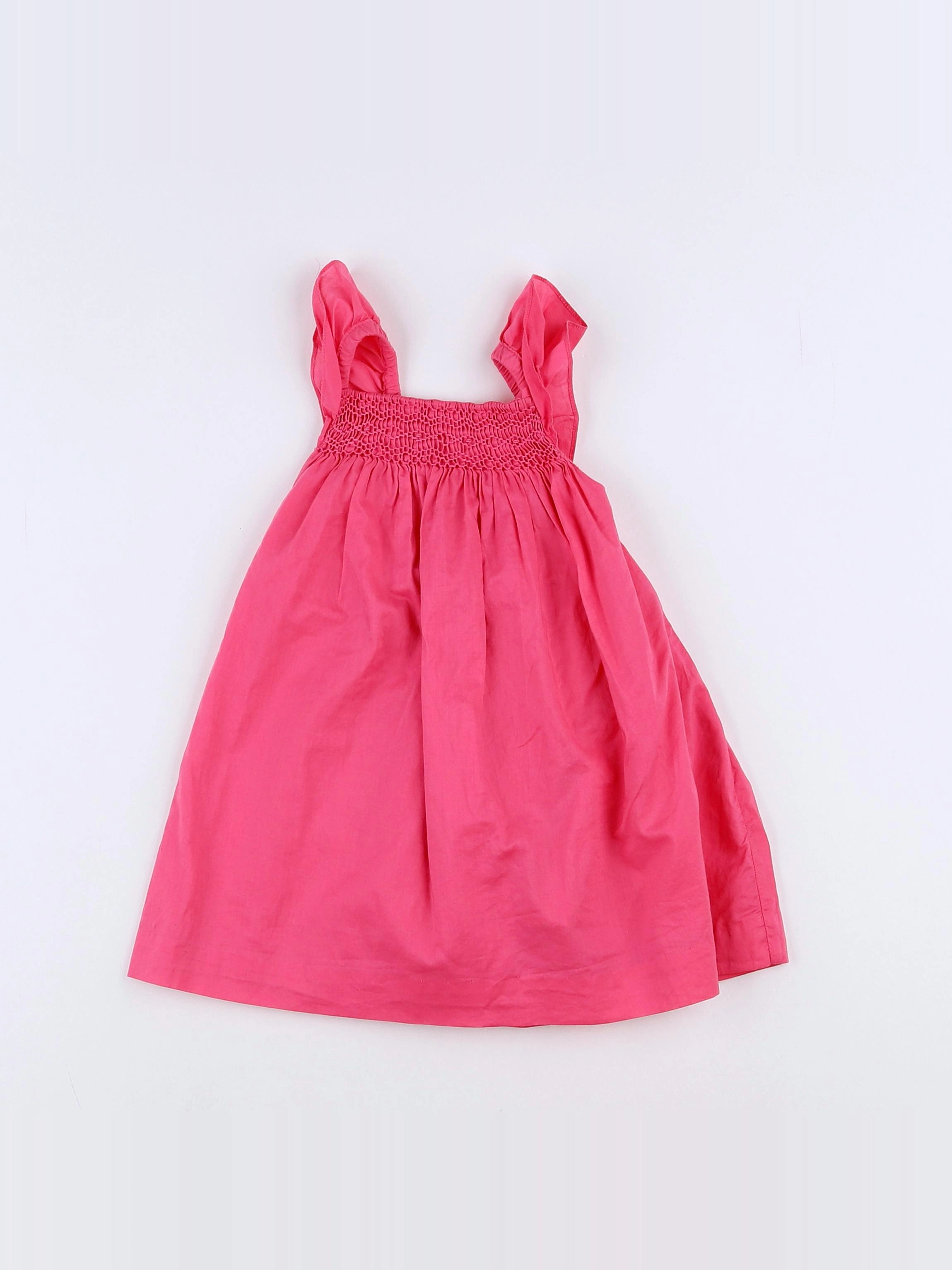 Jacadi - robe rose - 12 mois
