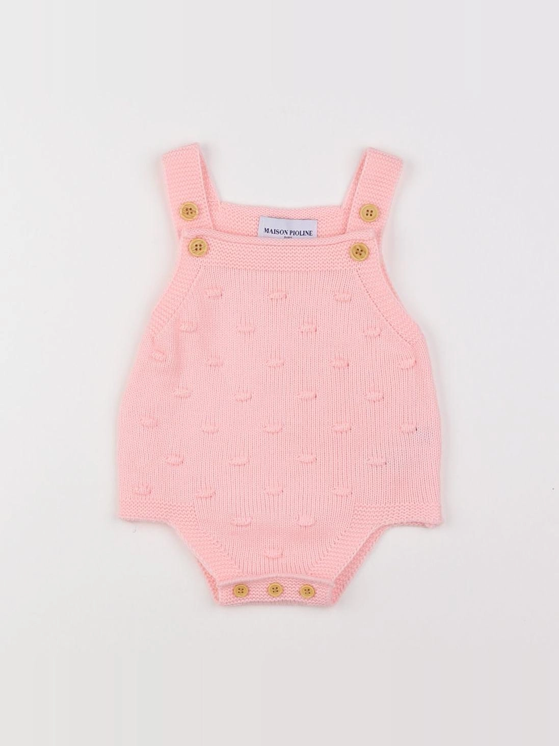 Maison Pioline - combinaison rose - 3 mois