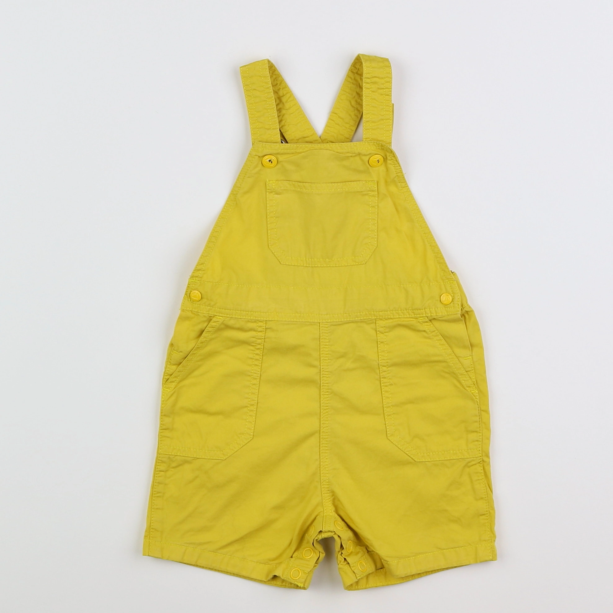 Petit Bateau - salopette jaune - 12 mois