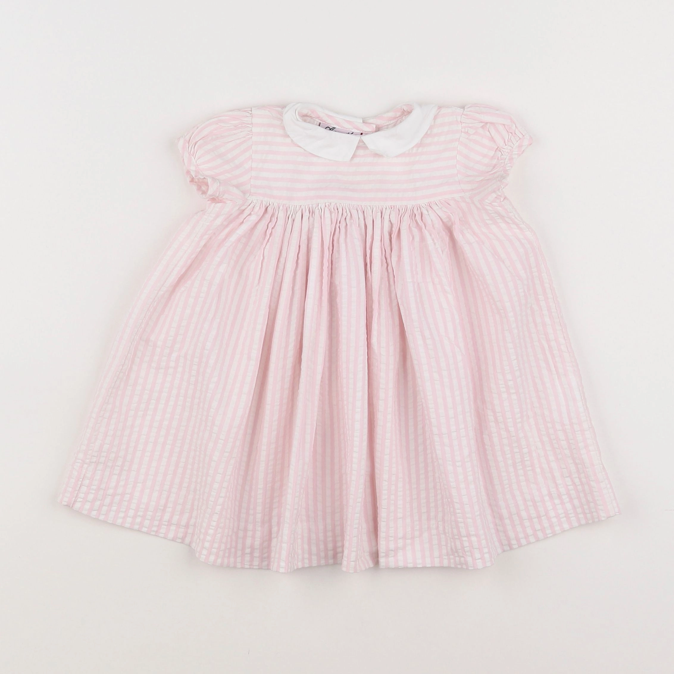 Acanthe - robe rose - 6 mois