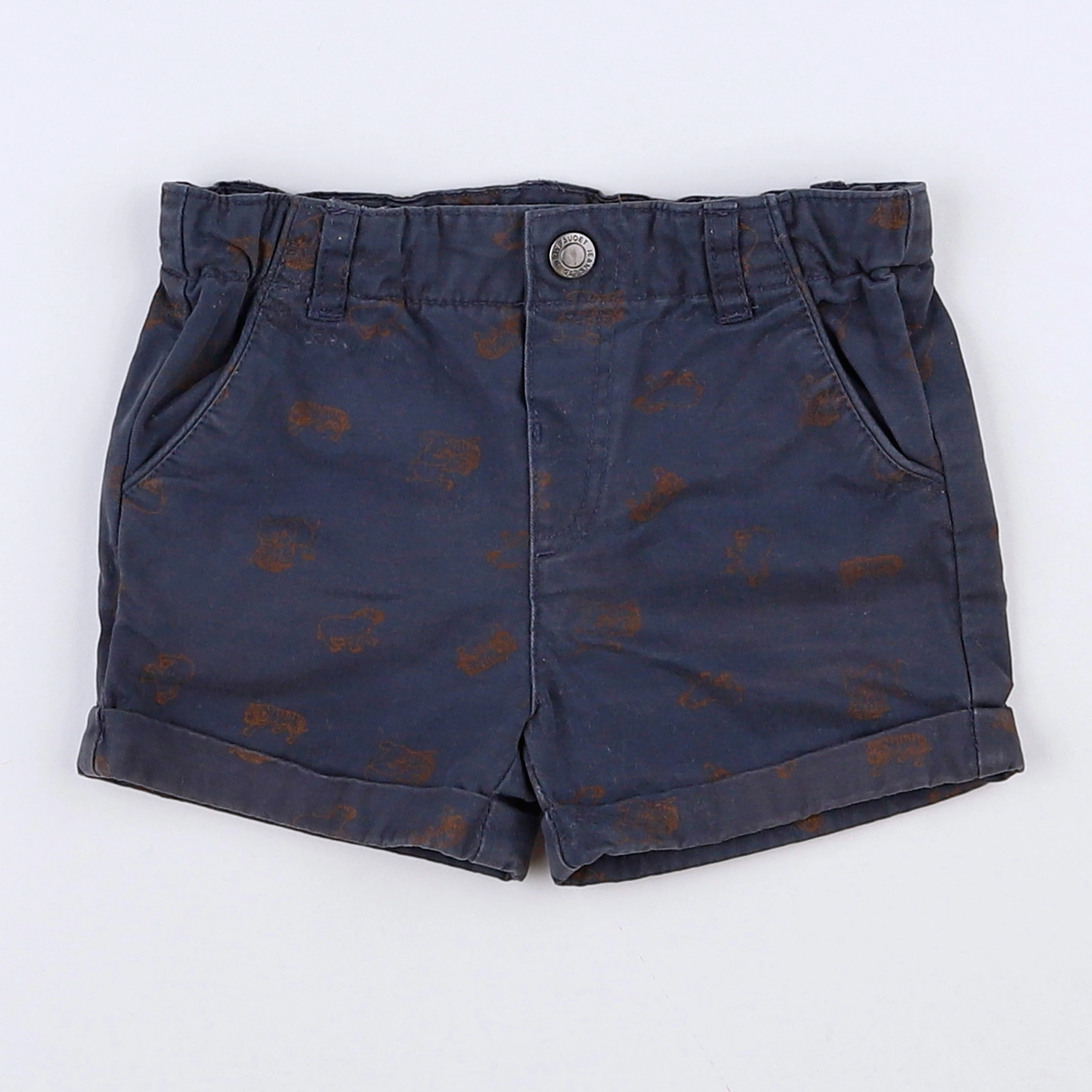 Vertbaudet - short gris - 12 mois