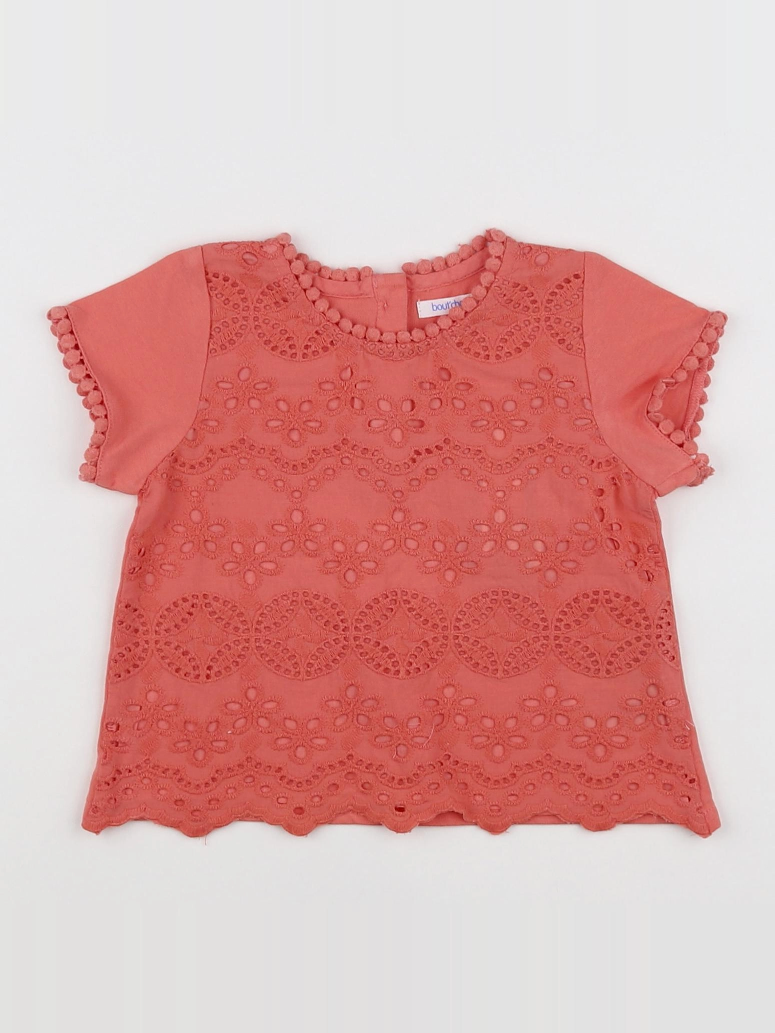 Boutchou - blouse rose - 9 mois