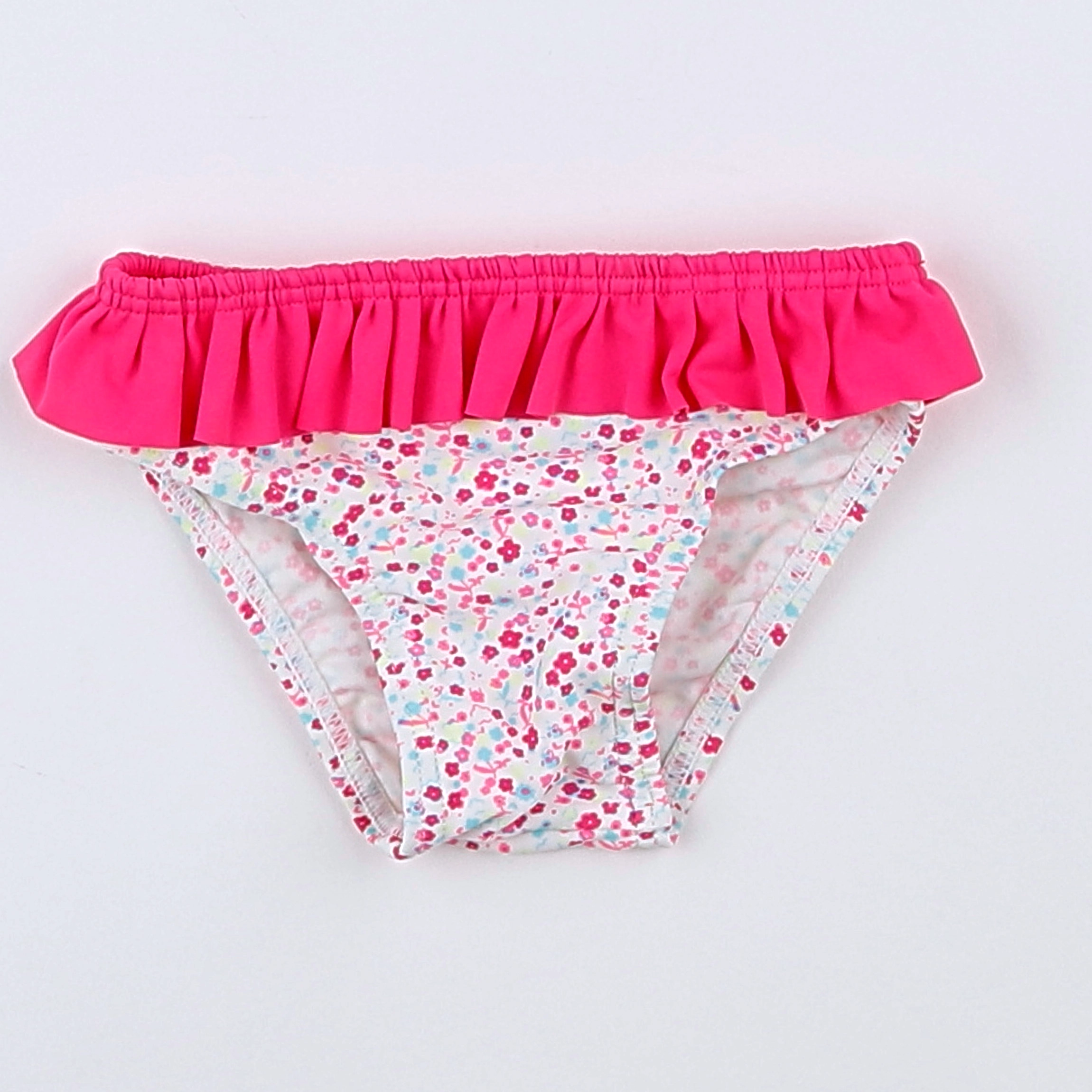 Tape à l'oeil - maillot de bain blanc, rose - 9 mois