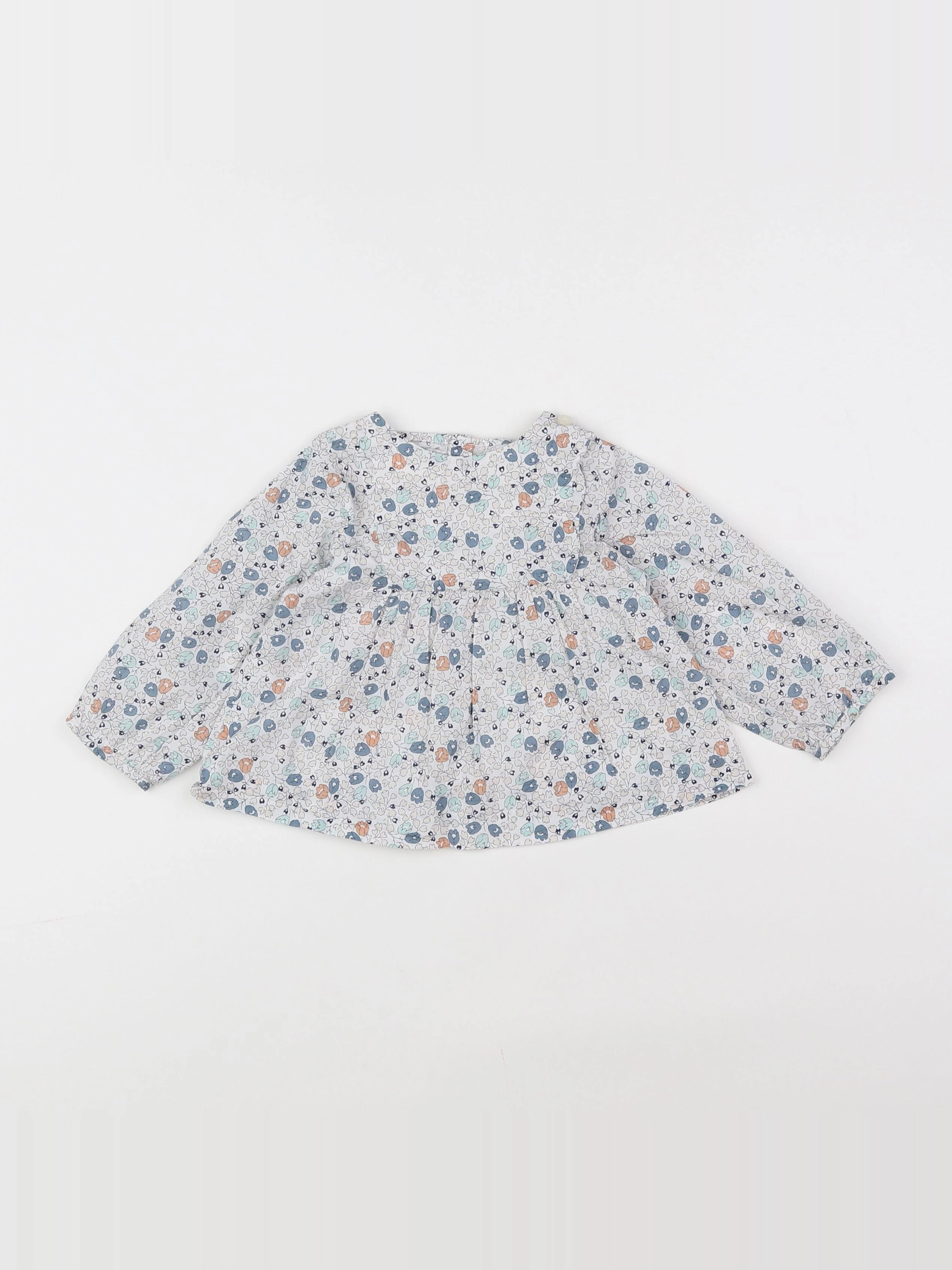Jacadi - blouse multicolore - 12 mois