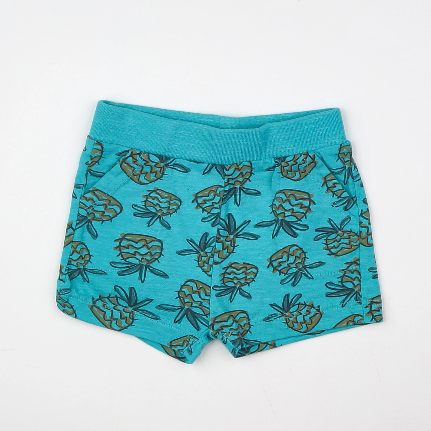 Zara - short bleu - 3/6 mois