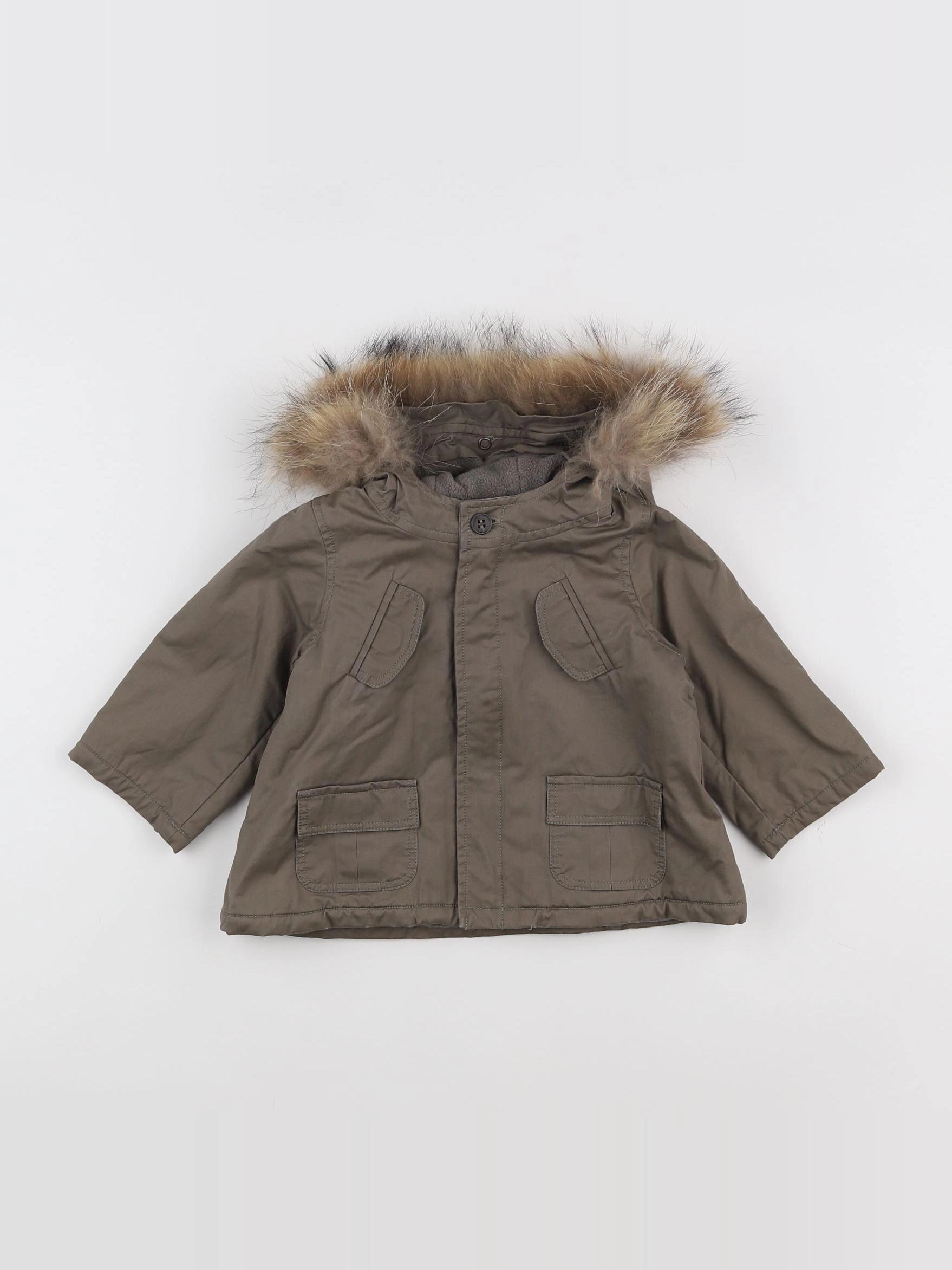 Bonpoint - imperméable marron - 12 mois