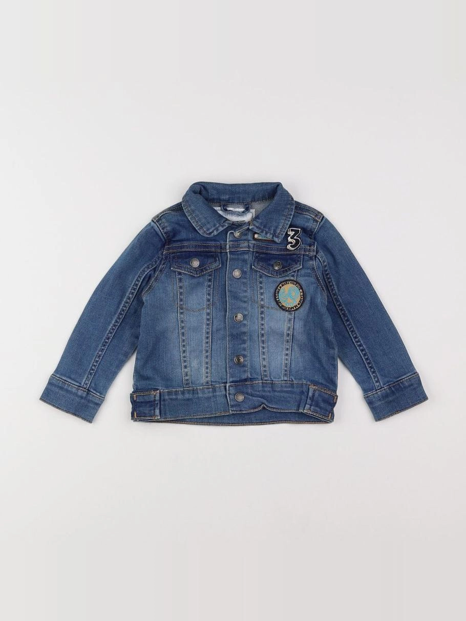 Vertbaudet - veste bleu - 18 mois